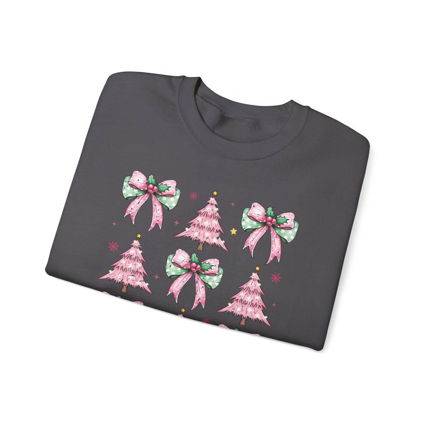 Christmas Coquette Style Unisex Crewneck Sweatshirt