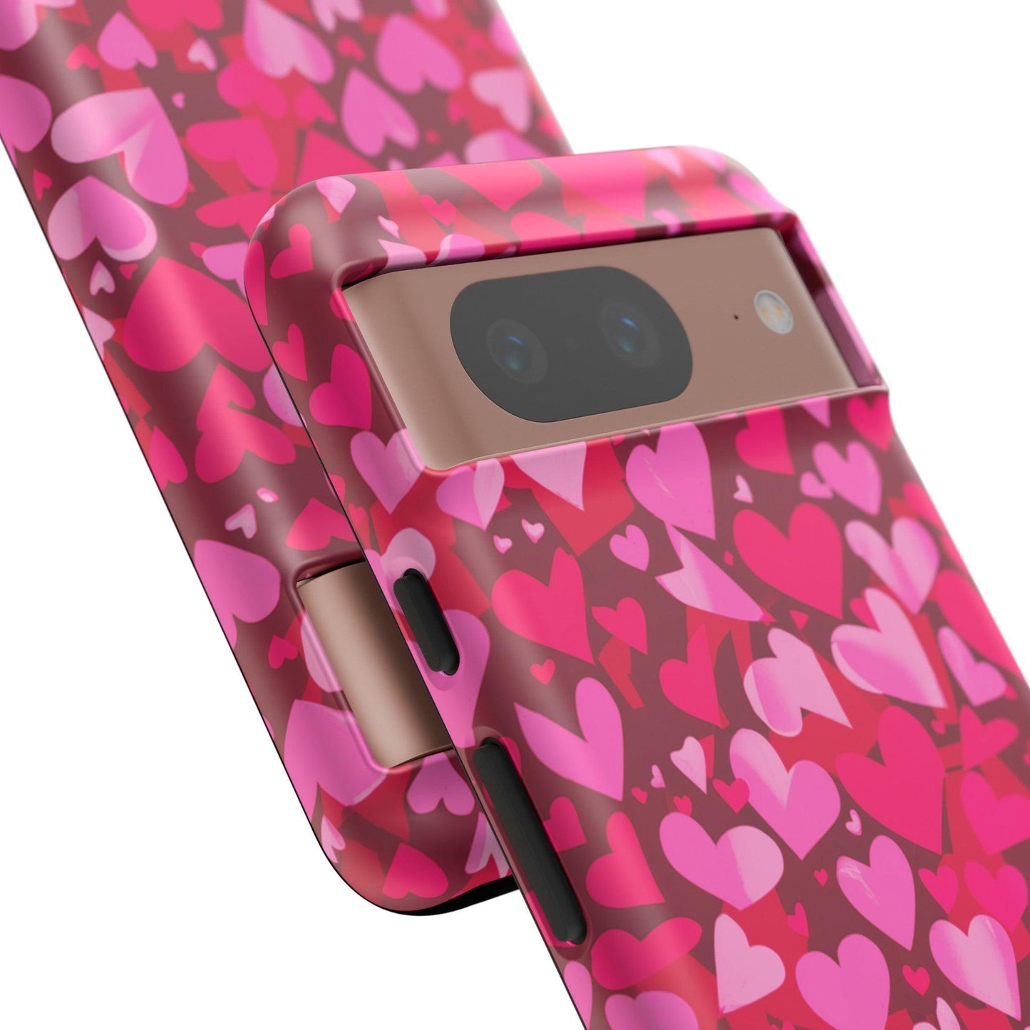 Tough Phone Case :" Eclectic Elegance Phone Case Collection" ( Hearts patterns)