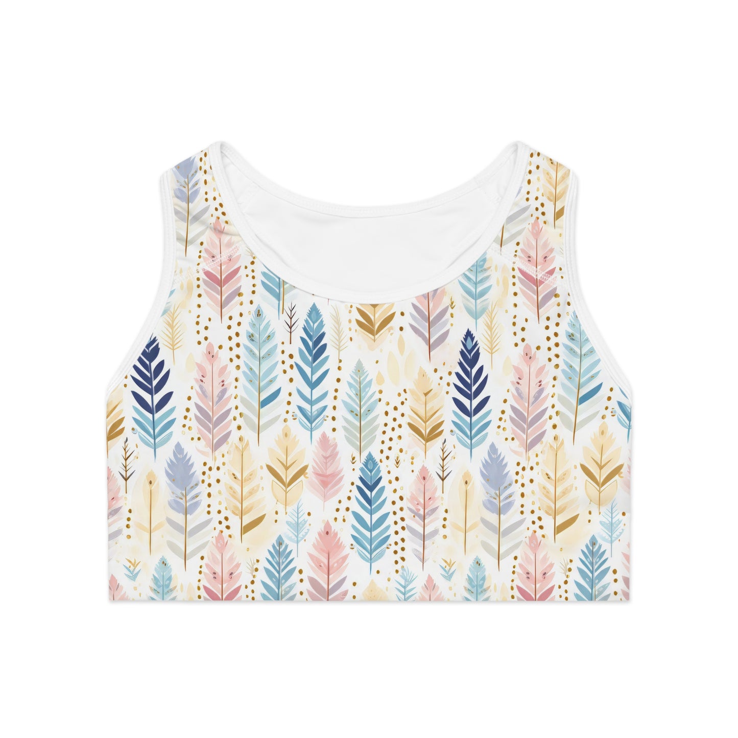 Sports Bra for yoga and other sports with colorful designs