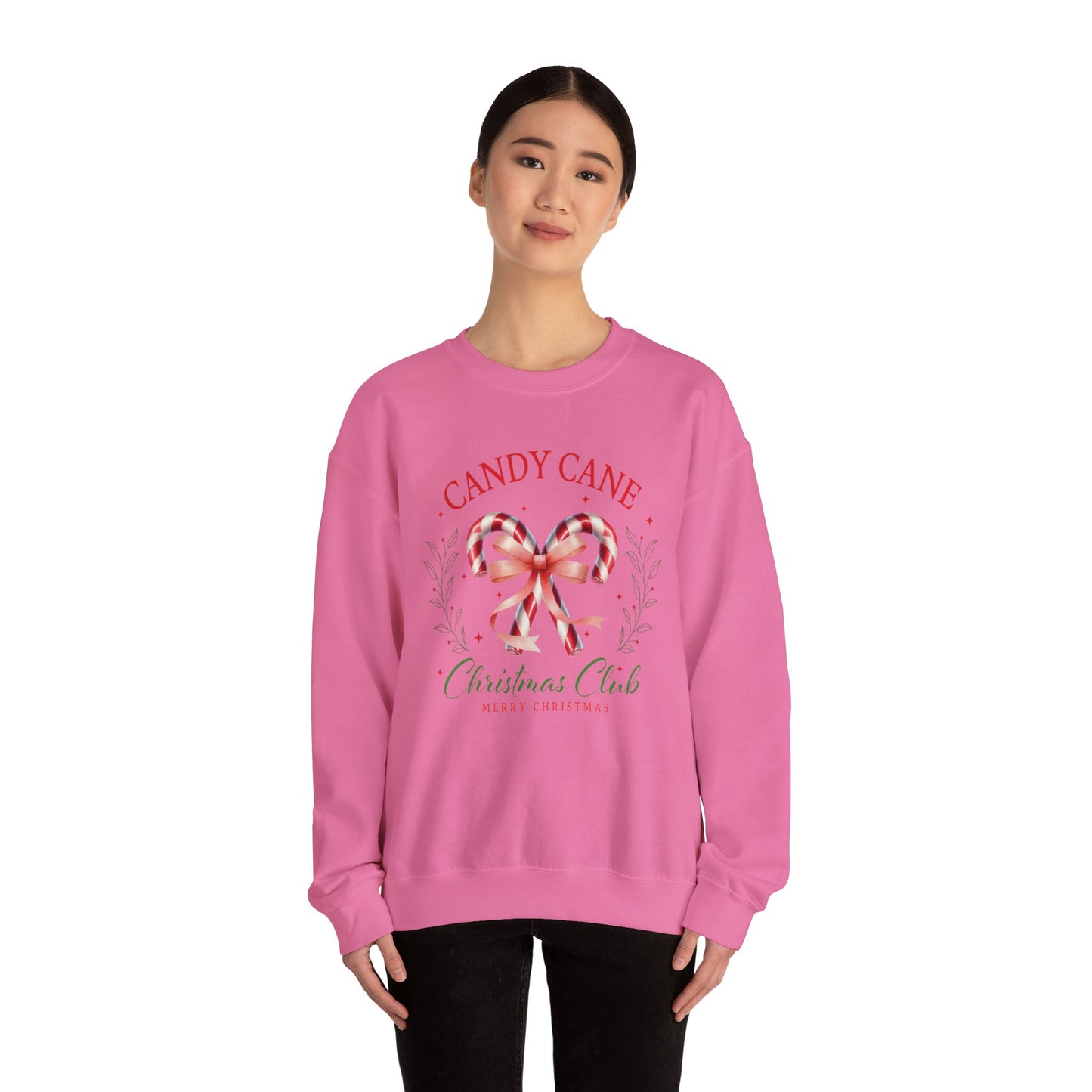 Christmas Candy Cane Unisex Crewneck Sweatshirt