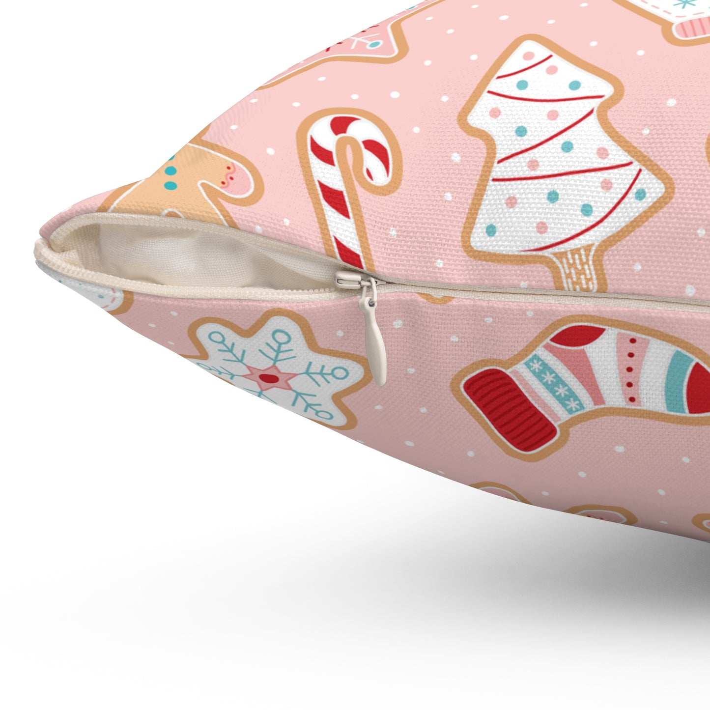 Christmas Pastel Tones Design Square Pillow