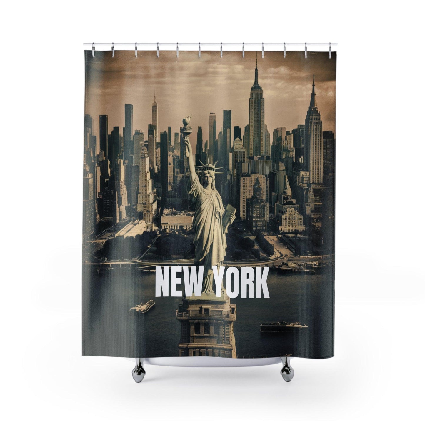 Elegant Shower Curtains Collection ( Great cities and places of the world ) - Cosmic Creations by Karen