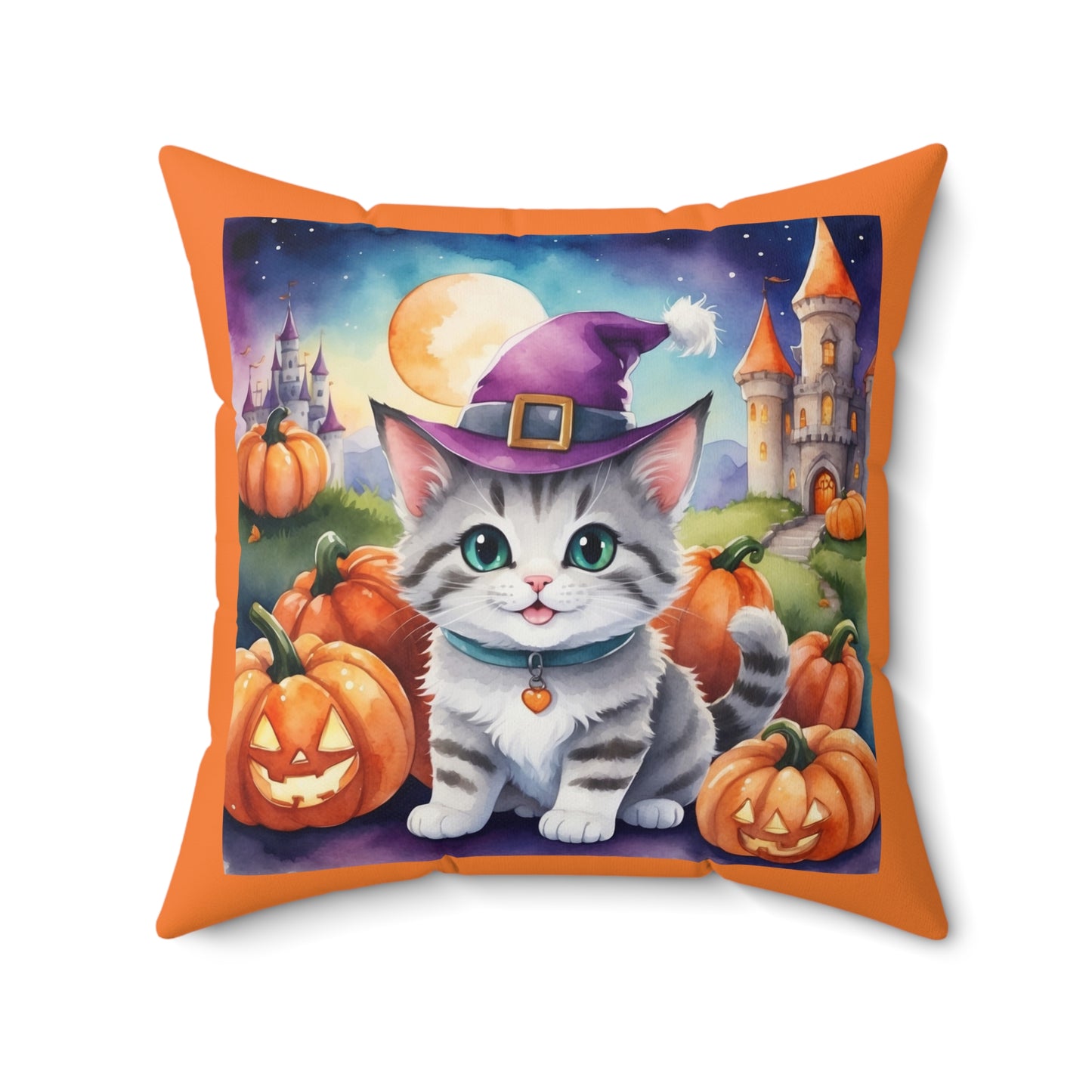Cute cat Square Pillow