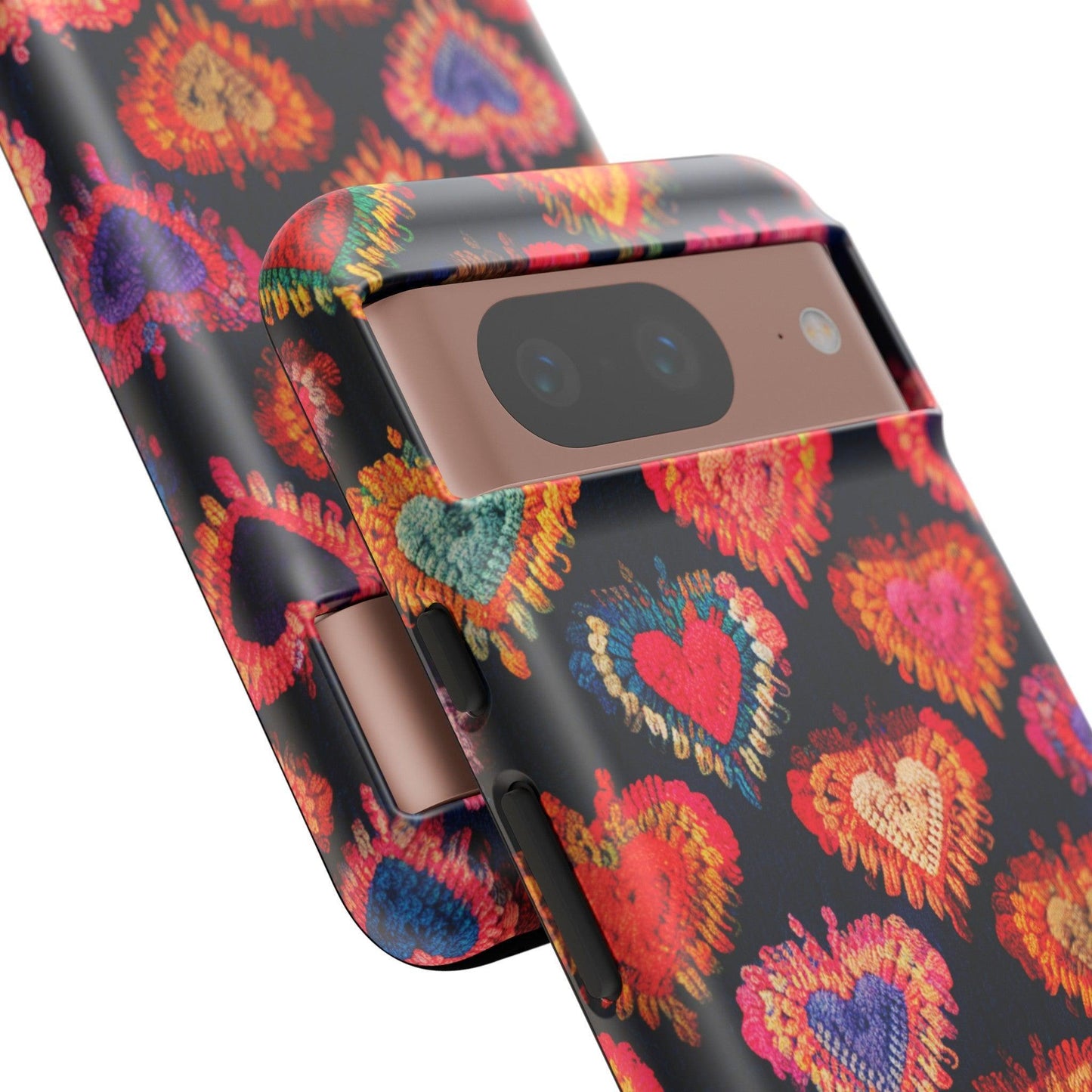 Tough Phone Case :" Eclectic Elegance Phone Case Collection" ( Hearts patterns)