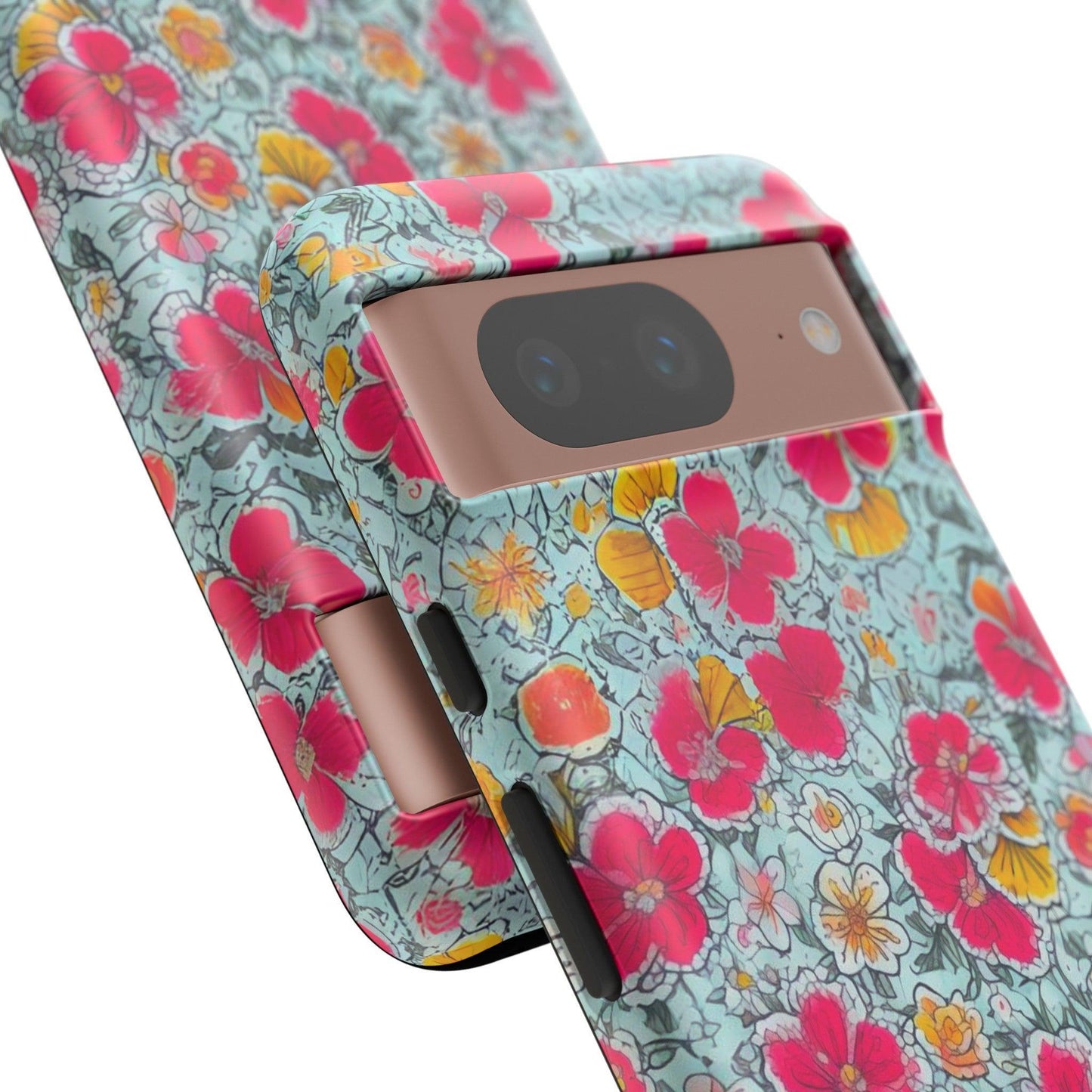 Funda resistente para teléfono móvil: "Colección de fundas para teléfono Eclectic Elegance" (patrones florales)