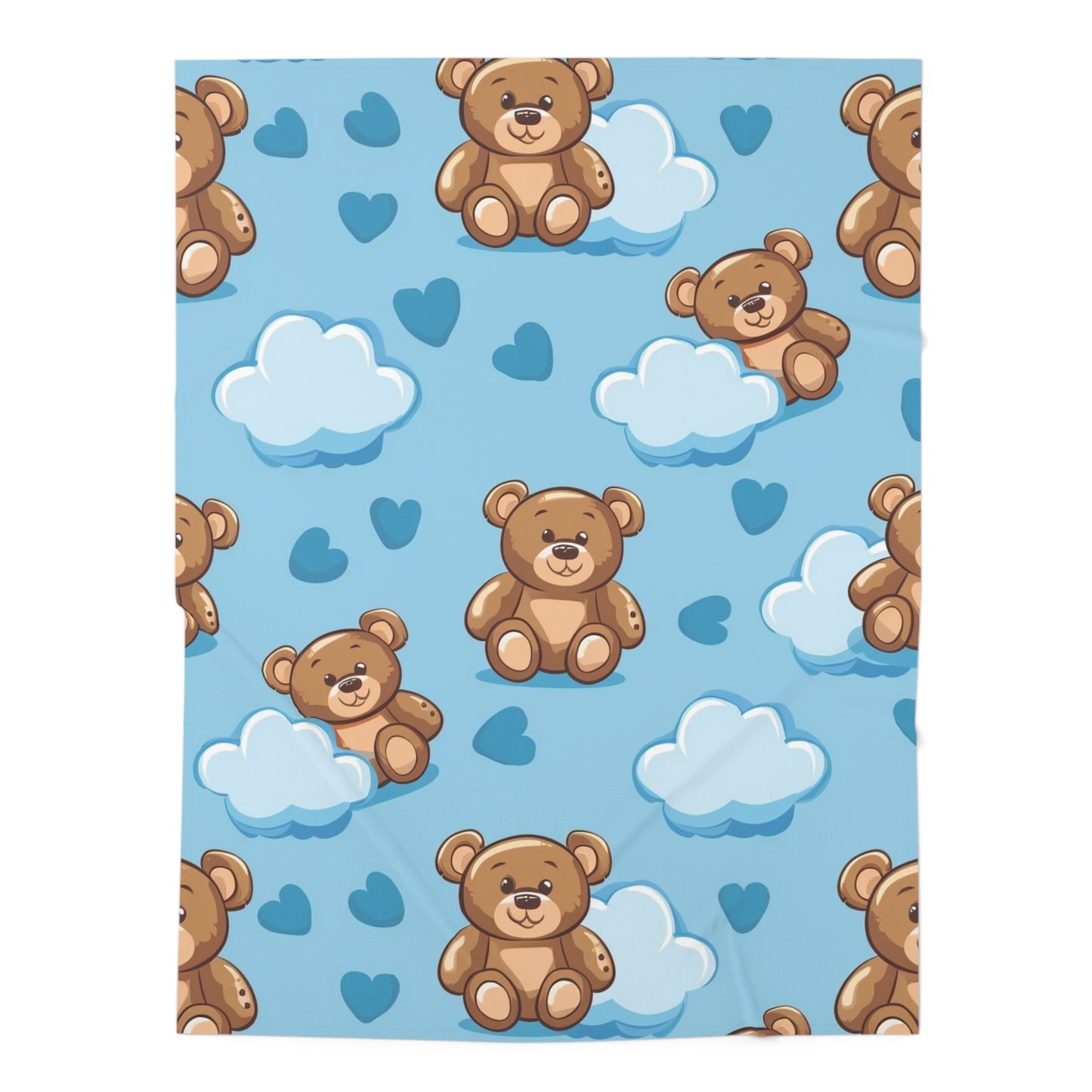 Cozy Baby Swaddle Blanket with bears design | Nursery Essential