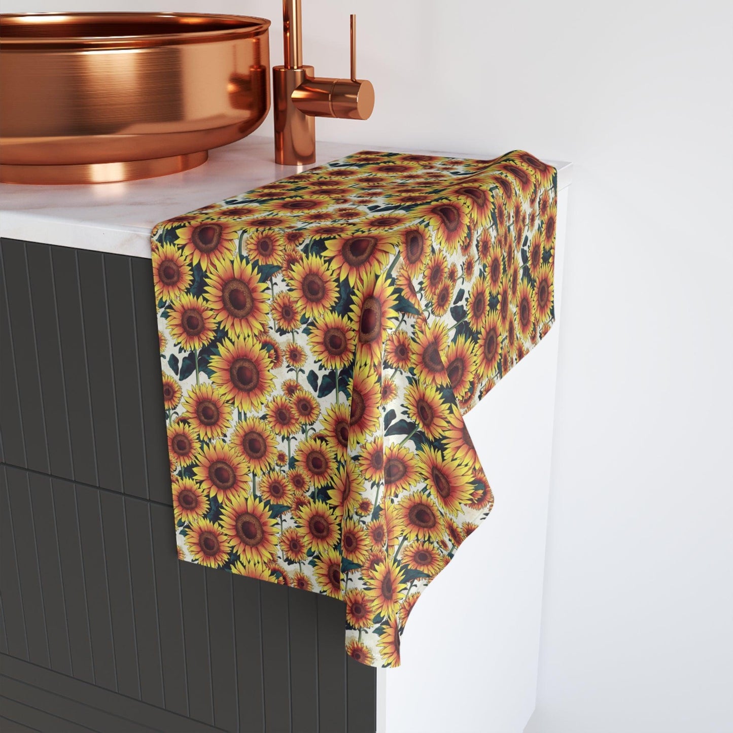 "Sunflower Hand Towel"