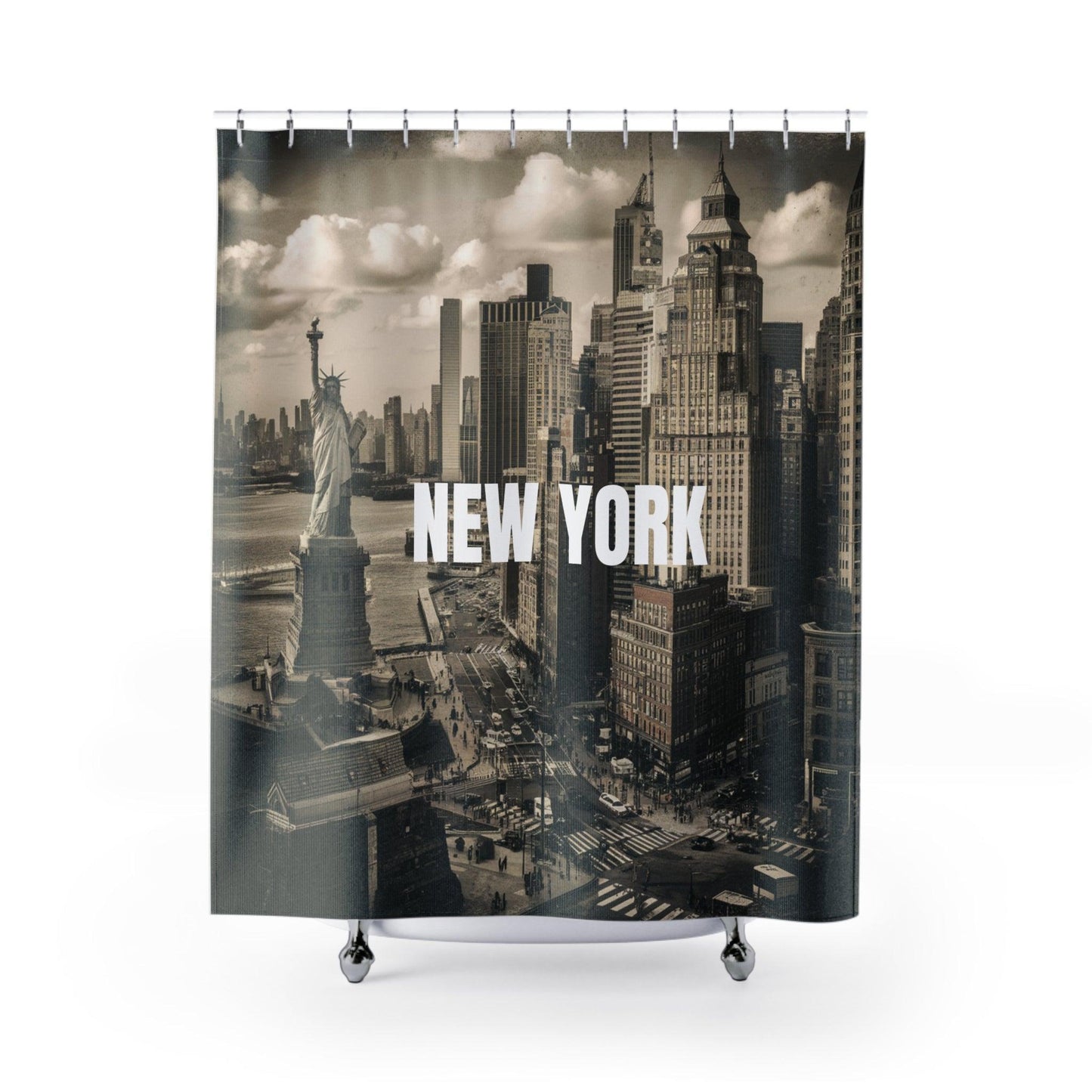 Elegant Shower Curtains Collection ( Great cities and places of the world ) - Cosmic Creations by Karen