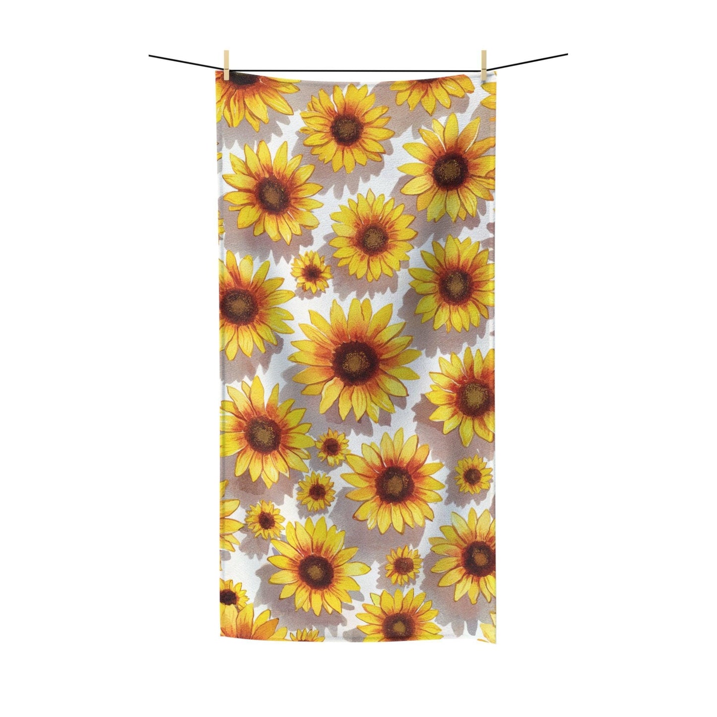 "Sunflower Polycotton Towel"
