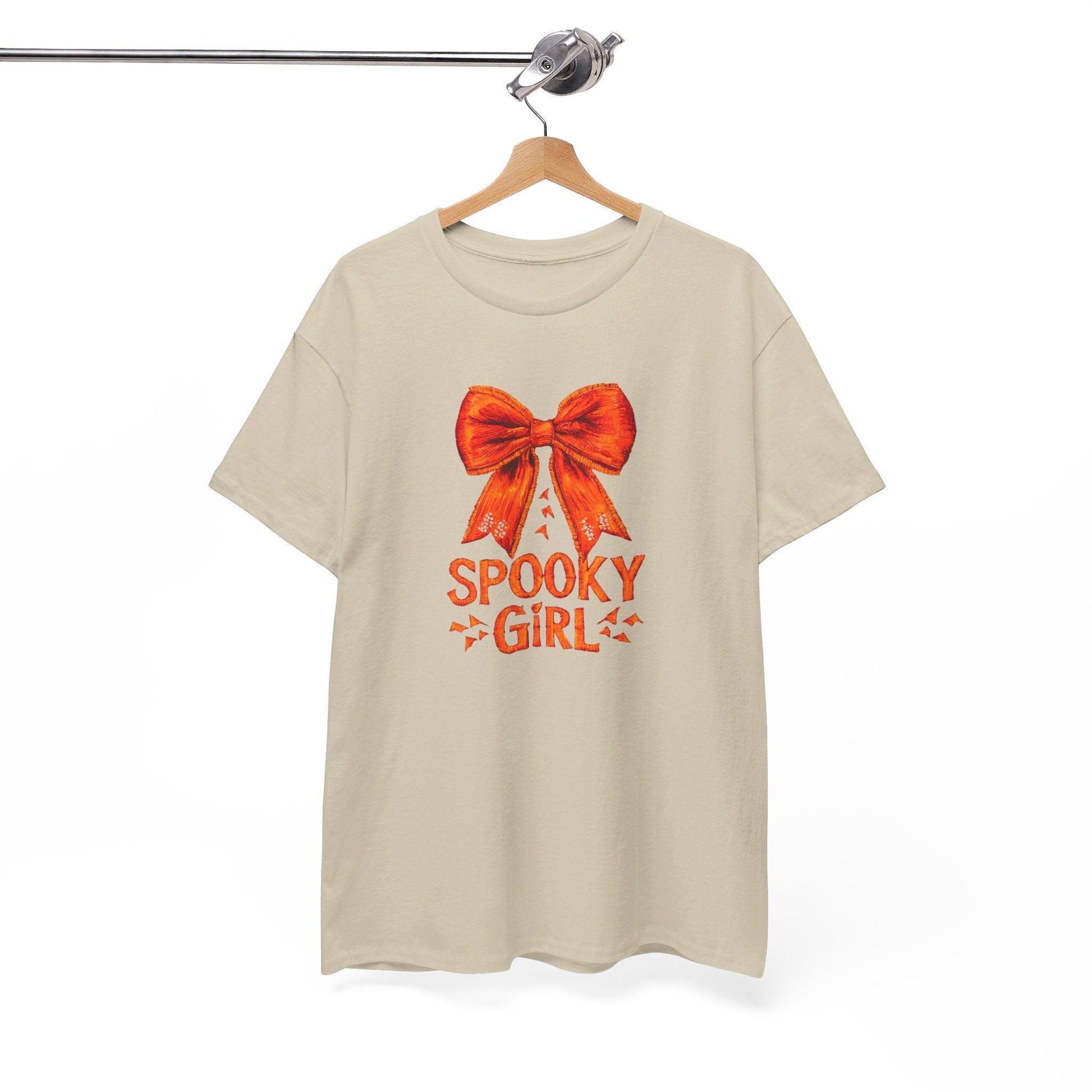 Spooky Girl Coquette Cotton Tee - Cosmic Creations by Karen