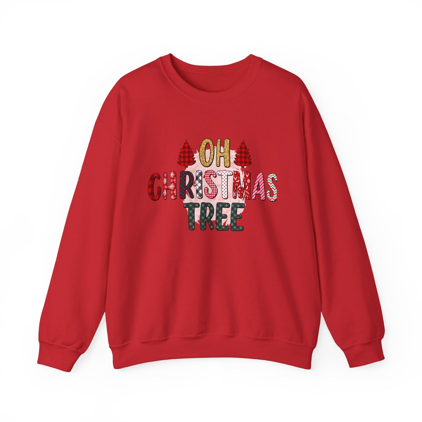 Christmas Tree Design  Unisex Crewneck Sweatshirt