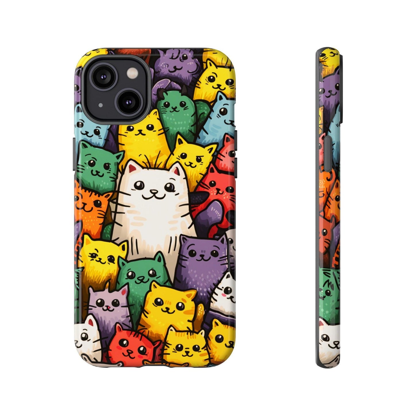 Cat Lovers Collection Tough Cellphone Case - Cosmic Creations by Karen