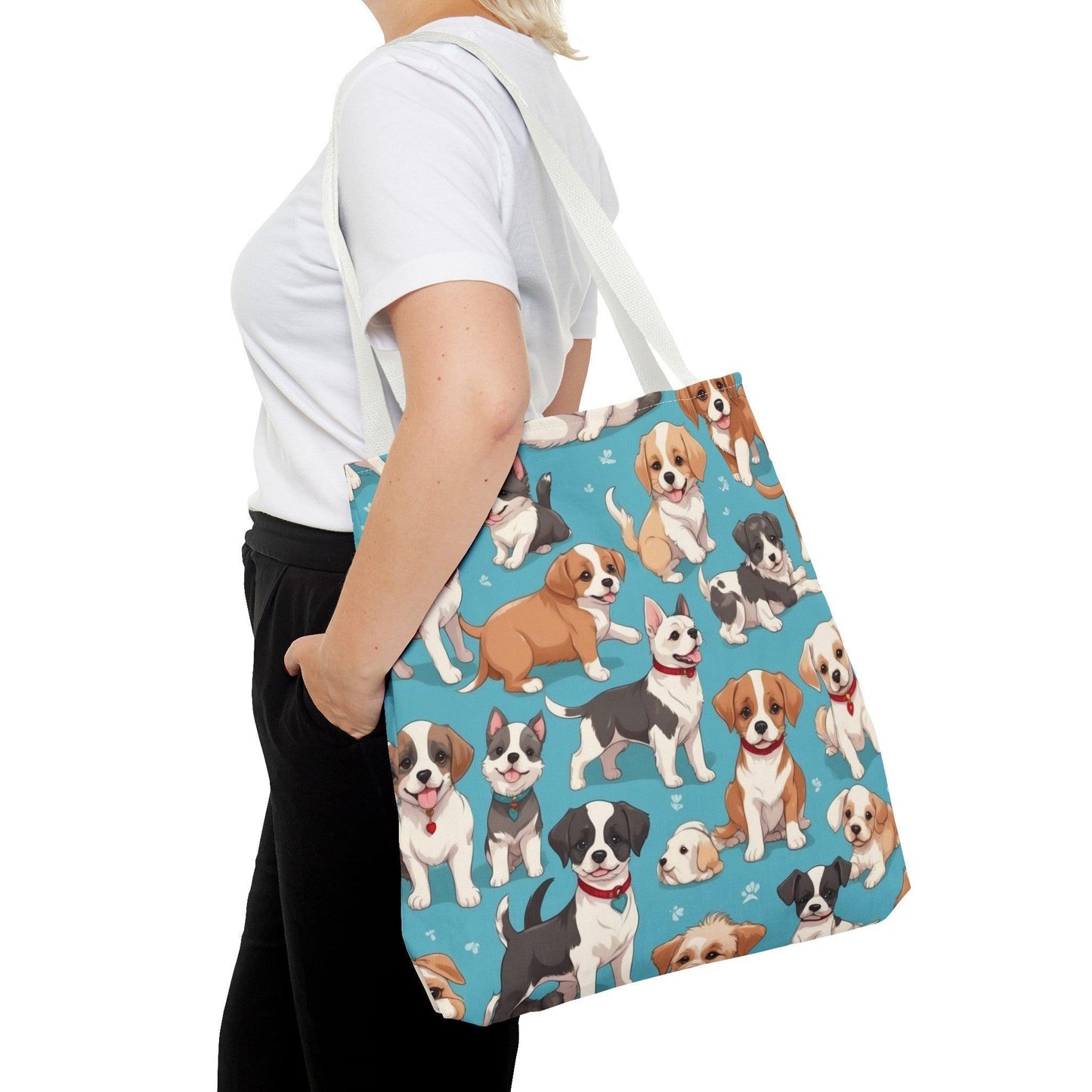 Doggone Cute Tote Bag | Perfect for carrying all your essentials, shopping, beach, work, school, collegue, perfect gift for dog lovers - Cosmic Creations by Karen