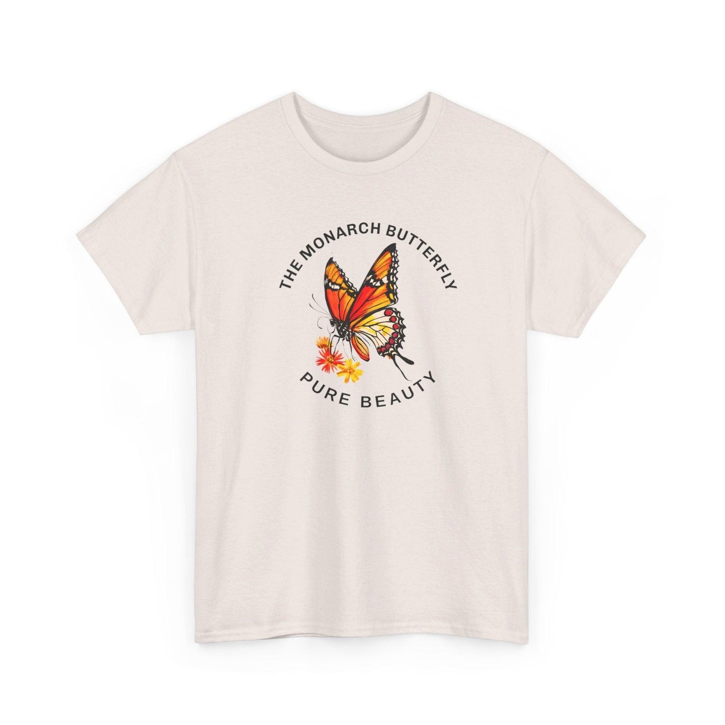 Camiseta unisex de algodón pesado: "La colección Mariposa Monarca"