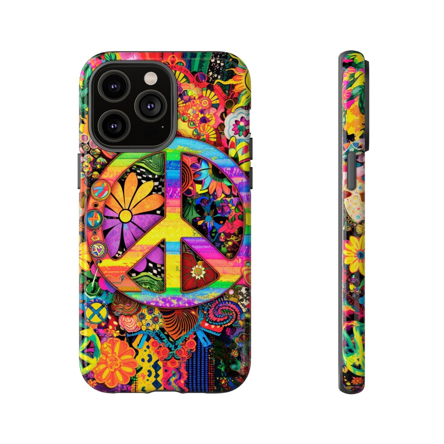 Tough Phone Case :" Eclectic Elegance Phone Case Collection" ( Hippie Style patterns)