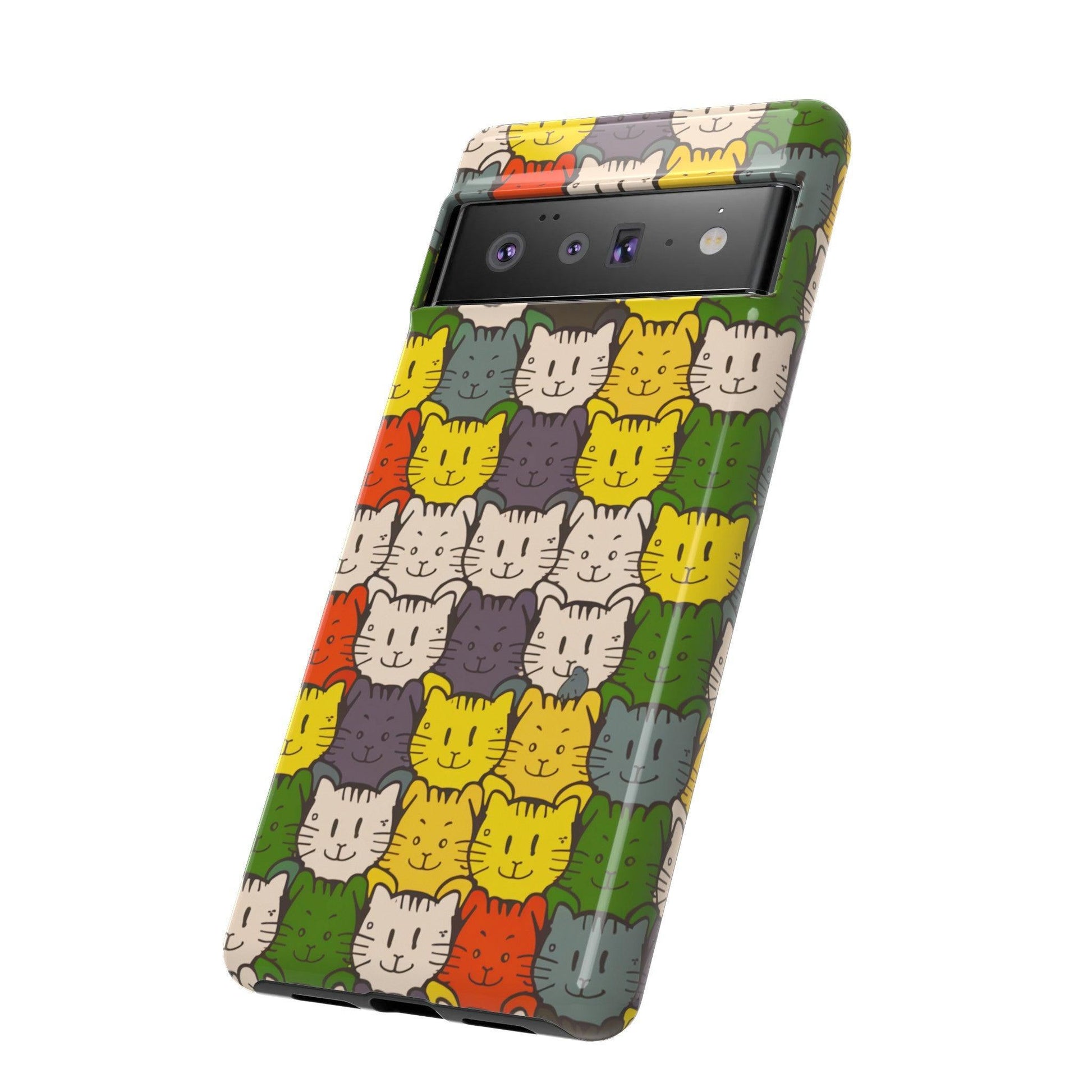 Cat Lovers Collection Tough Cellphone Case - Cosmic Creations by Karen