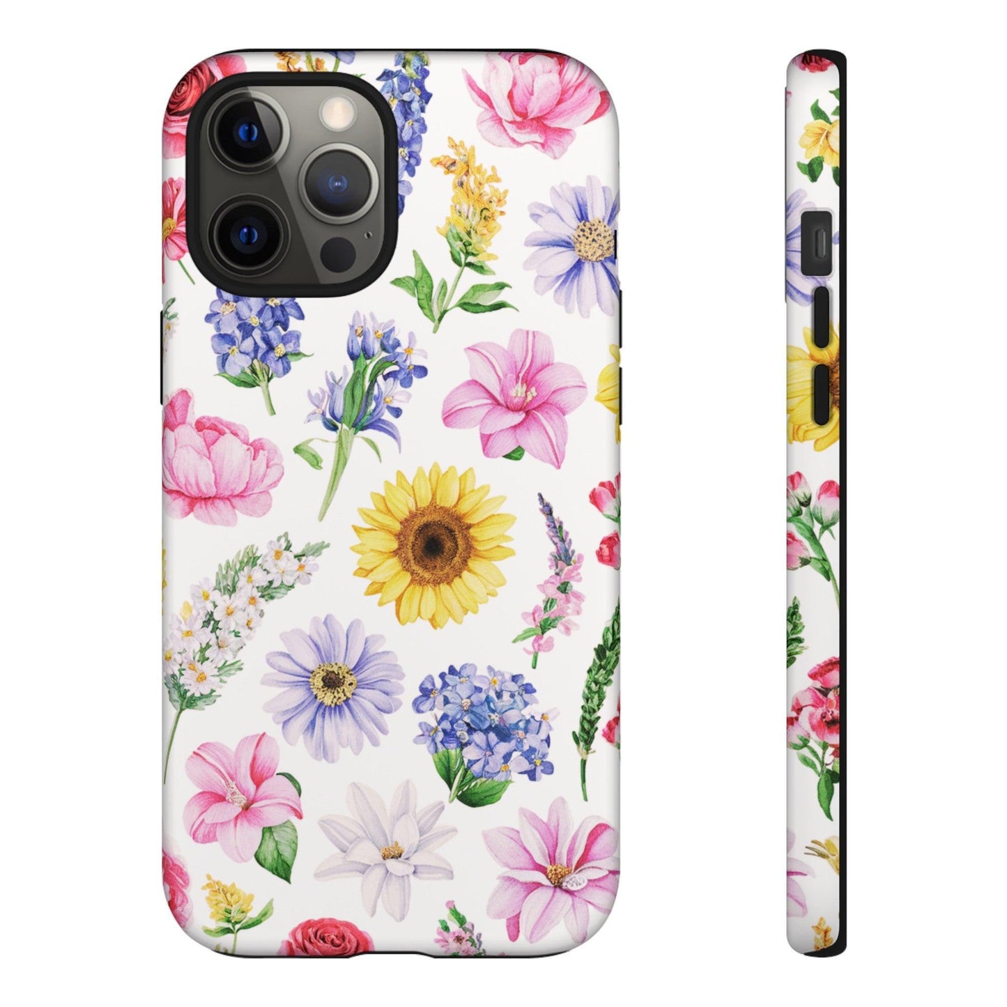 Tough Cellphone Case :" Eclectic Elegance Phone Case Collection" ( Floral patterns)