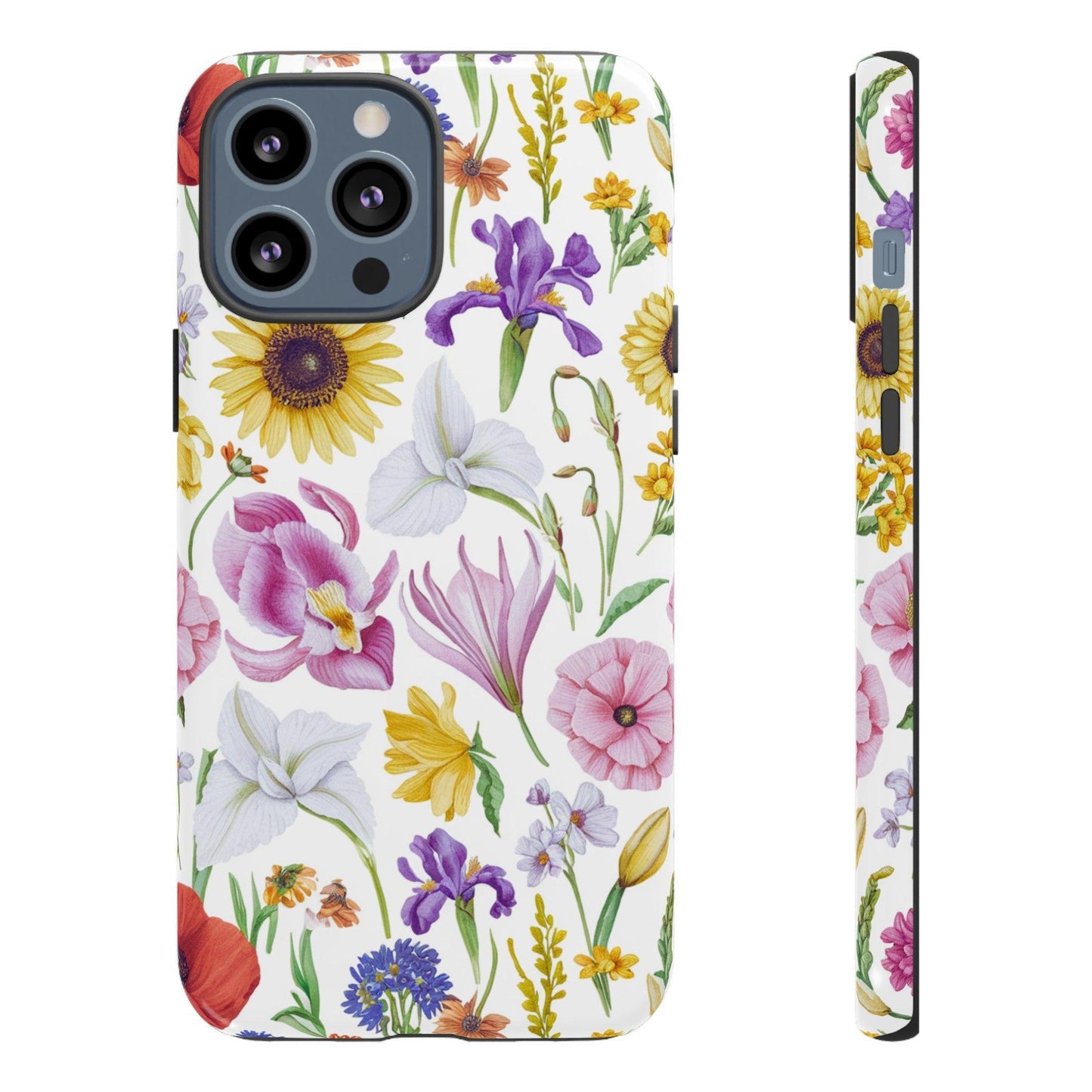 Tough Cellphone Case :" Eclectic Elegance Phone Case Collection" ( Floral patterns)