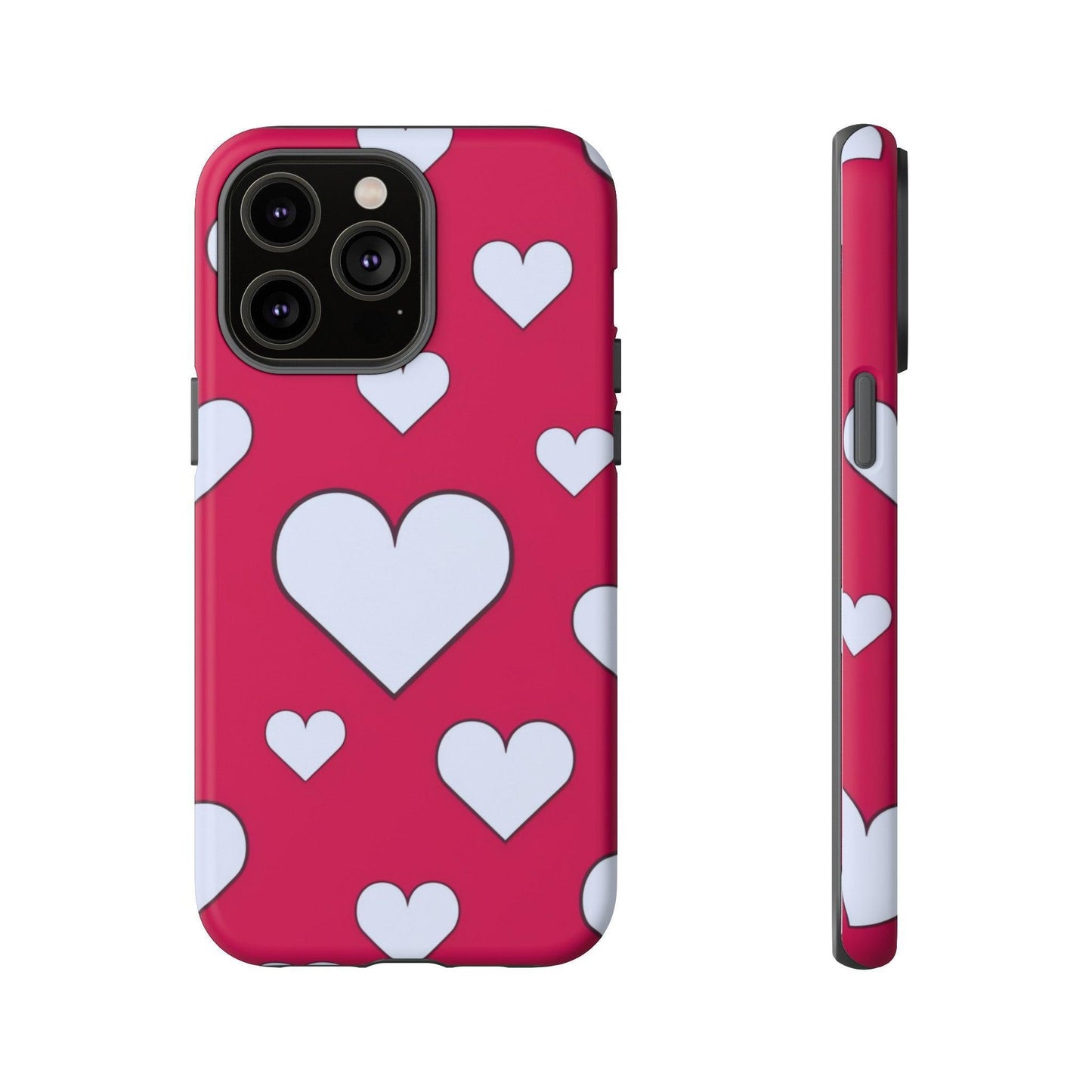 Tough Phone Case :" Eclectic Elegance Phone Case Collection" ( Hearts patterns)