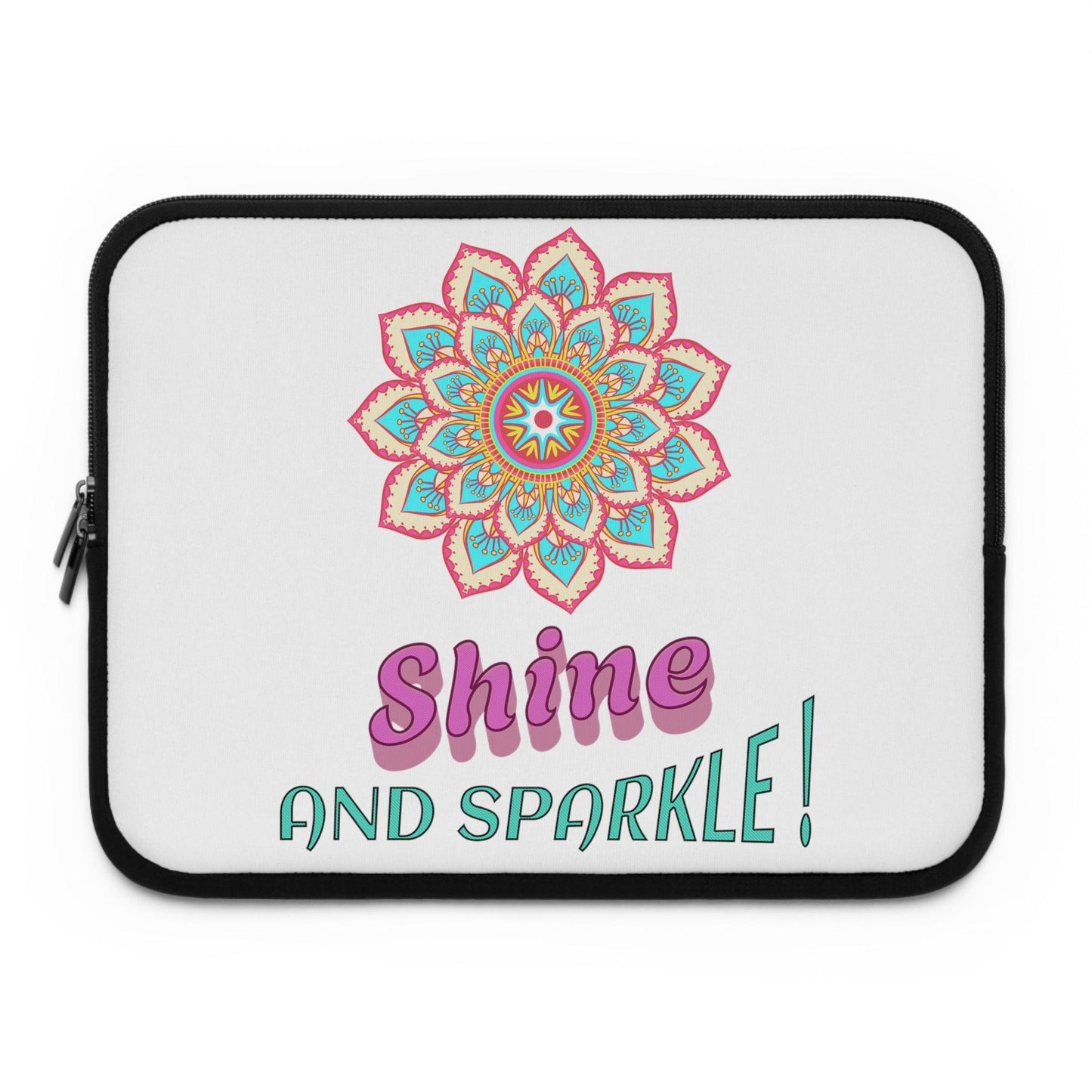 Sparkling mandala Laptop Sleeve - Cosmic Creations by Karen