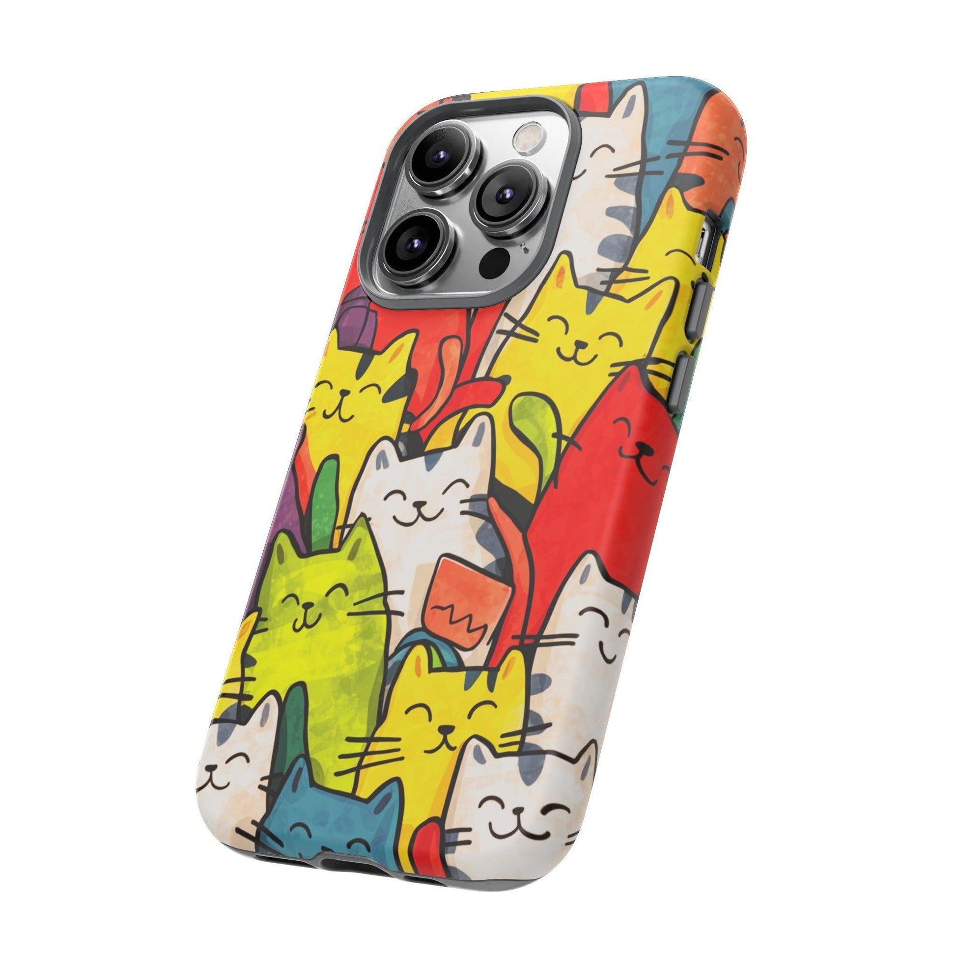 Cat Lovers Collection Tough Cellphone Case - Cosmic Creations by Karen