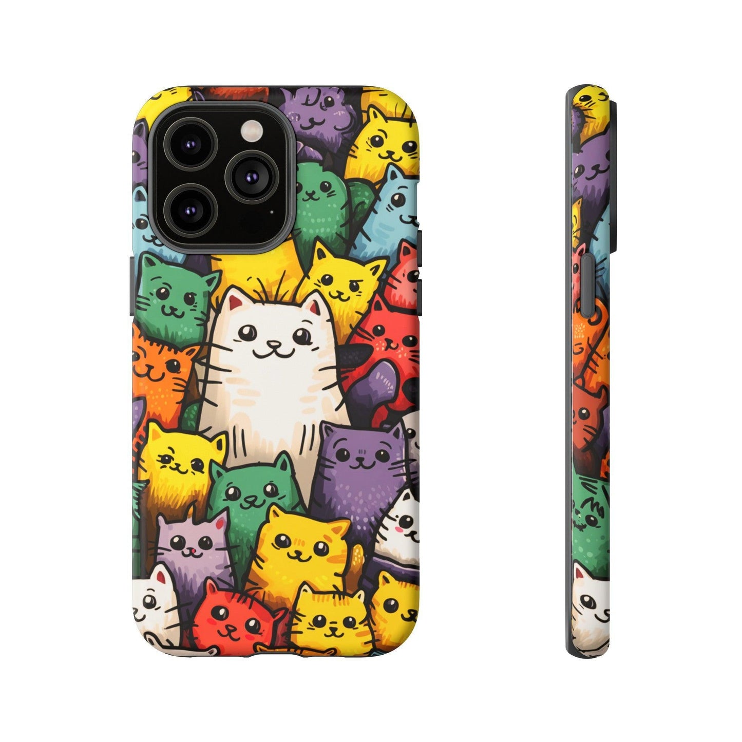 Cat Lovers Collection Tough Cellphone Case - Cosmic Creations by Karen