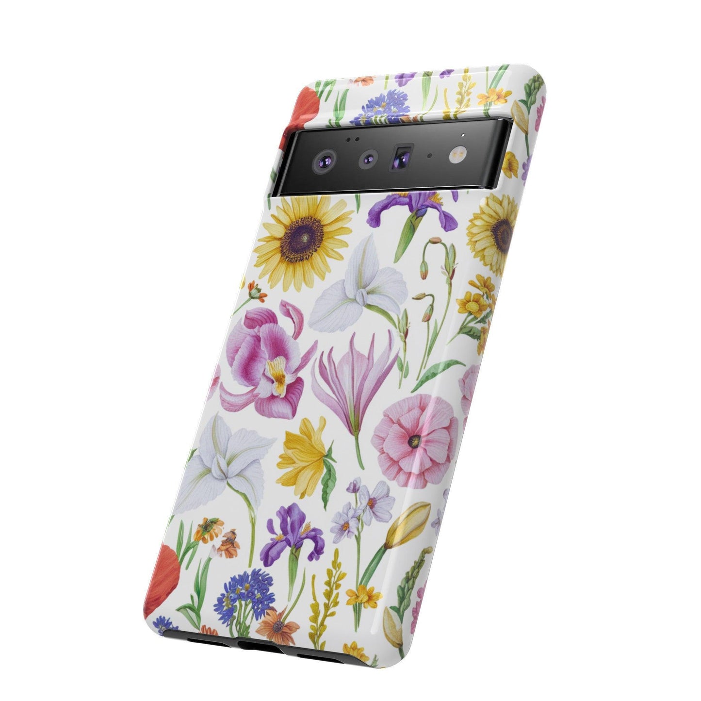 Tough Cellphone Case :" Eclectic Elegance Phone Case Collection" ( Floral patterns)