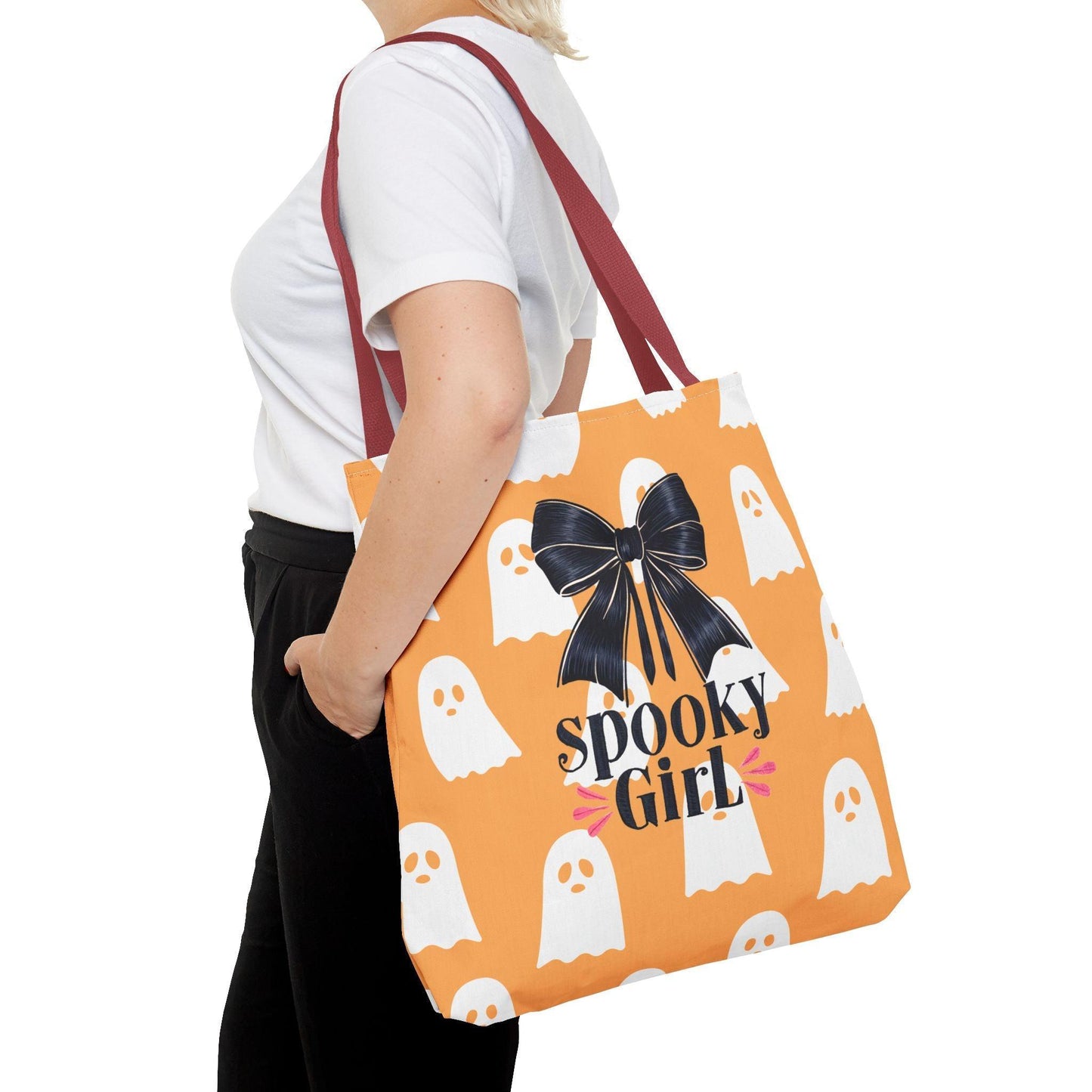 Spooky Girl Ghost Tote Bag - Cosmic Creations by Karen