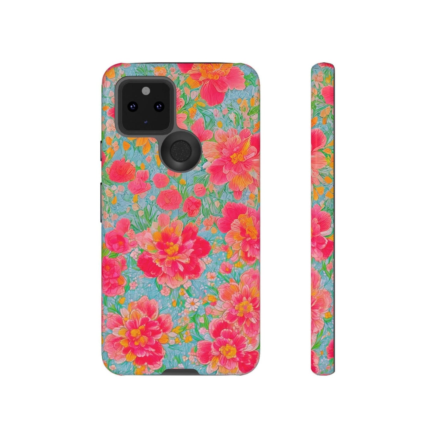 Tough Cellphone Case :" Eclectic Elegance Phone Case Collection" ( Floral patterns)