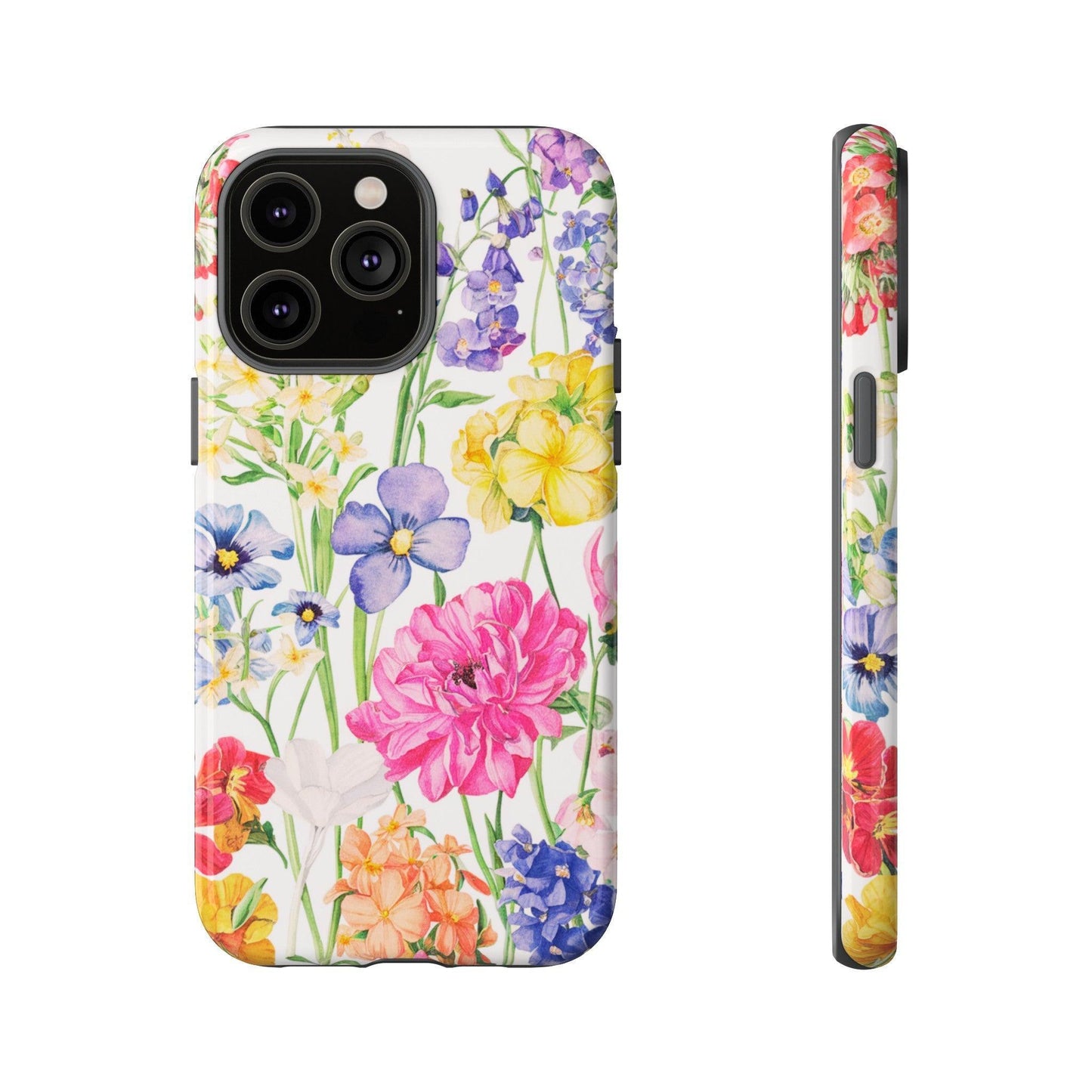 Tough Cellphone Case :" Eclectic Elegance Phone Case Collection" ( Floral patterns)