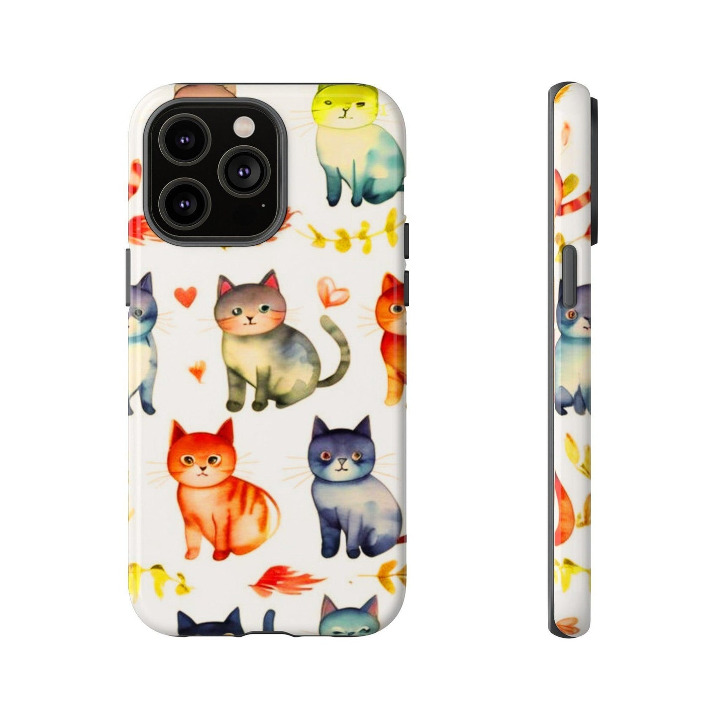 Cat Lovers Collection Tough Cellphone Case - Cosmic Creations by Karen