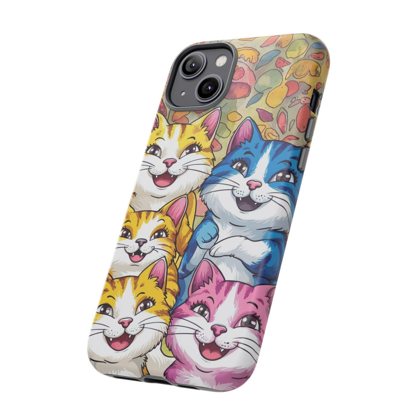 Cat Lovers Collection Tough Cellphone Case - Cosmic Creations by Karen