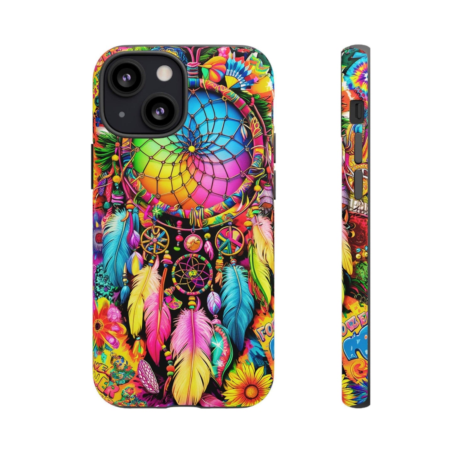 Tough Phone Case :" Eclectic Elegance Phone Case Collection" ( Hippie Style patterns)