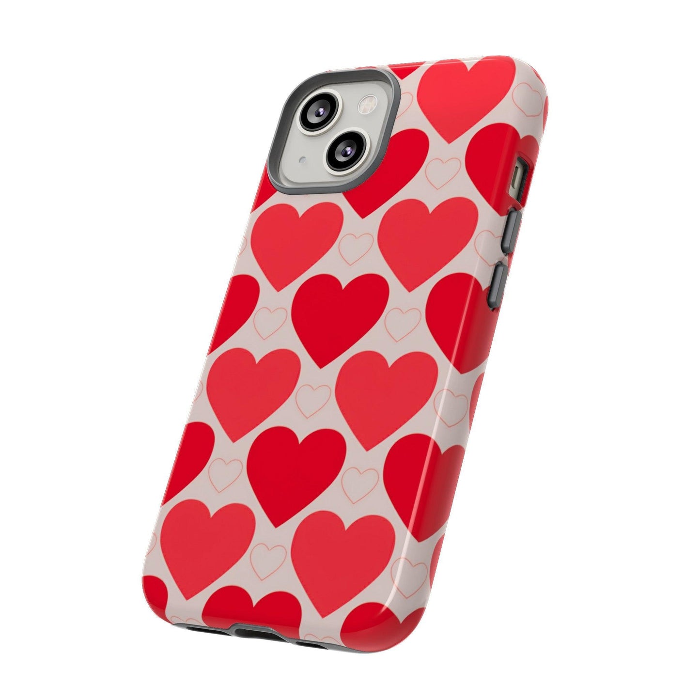 Tough Phone Case :" Eclectic Elegance Phone Case Collection" ( Hearts patterns)