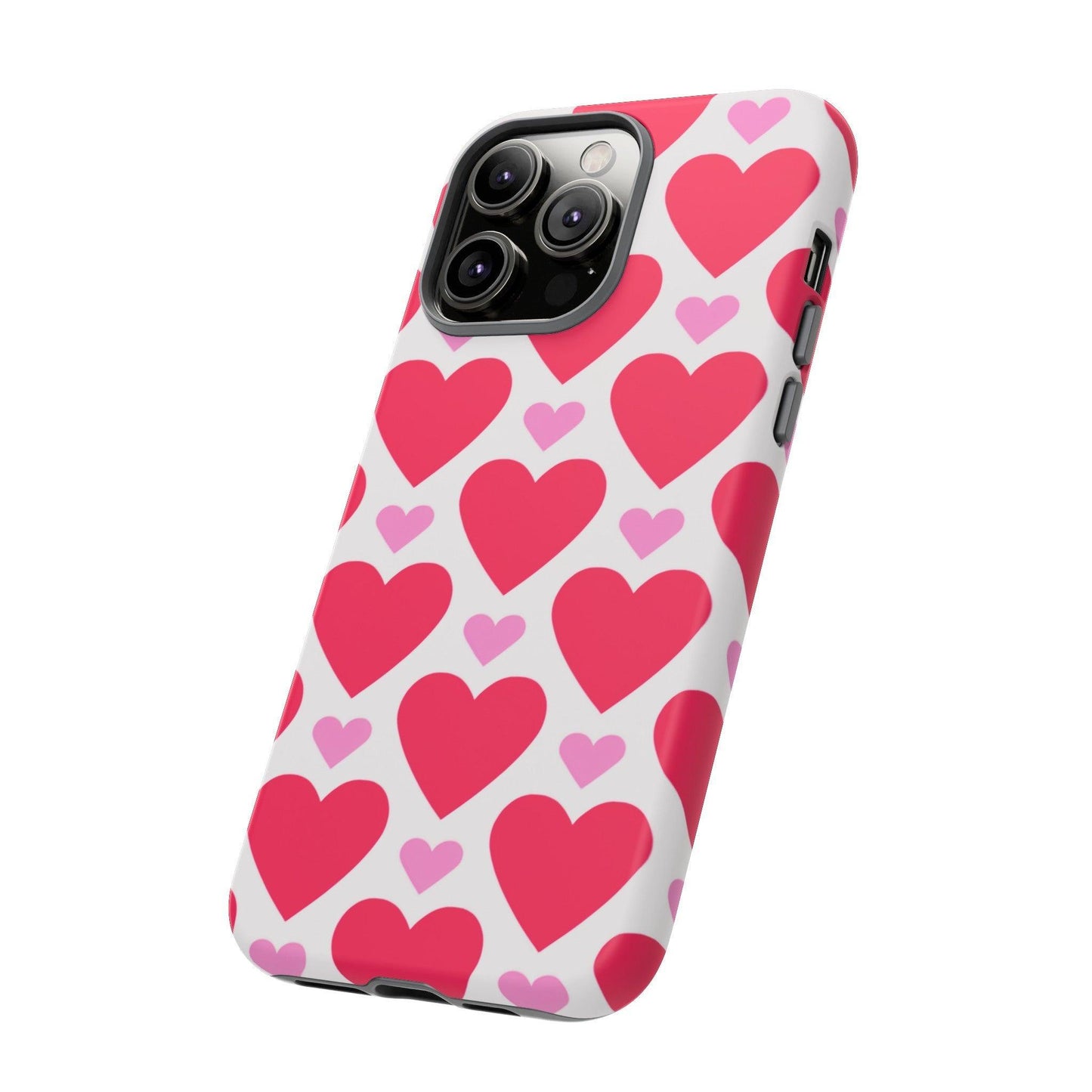 Tough Phone Case :" Eclectic Elegance Phone Case Collection" ( Hearts patterns)