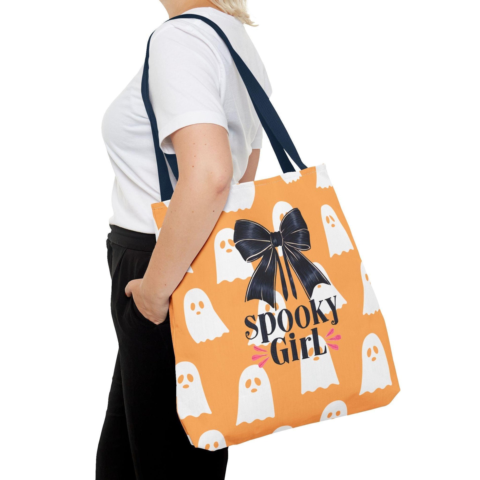 Spooky Girl Ghost Tote Bag - Cosmic Creations by Karen