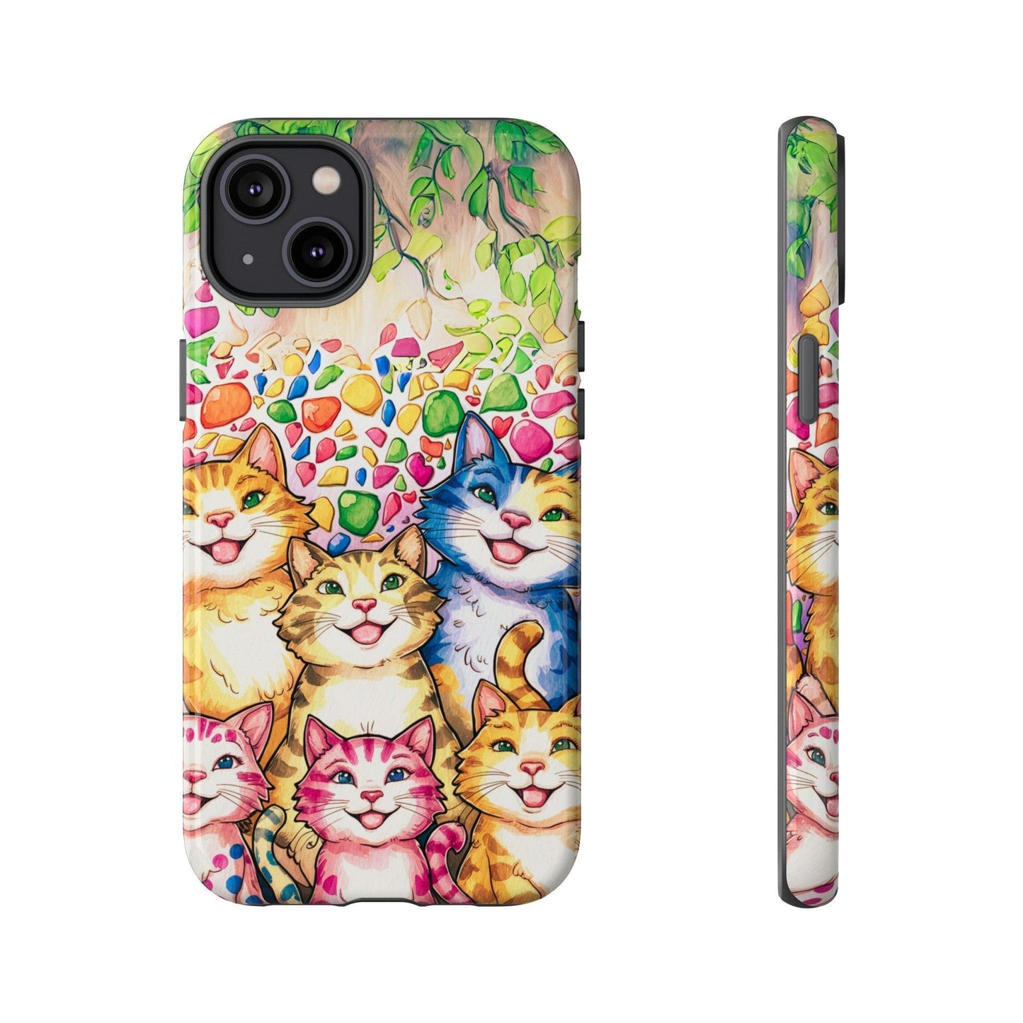 Cat Lovers Collection Tough Cellphone Case - Cosmic Creations by Karen