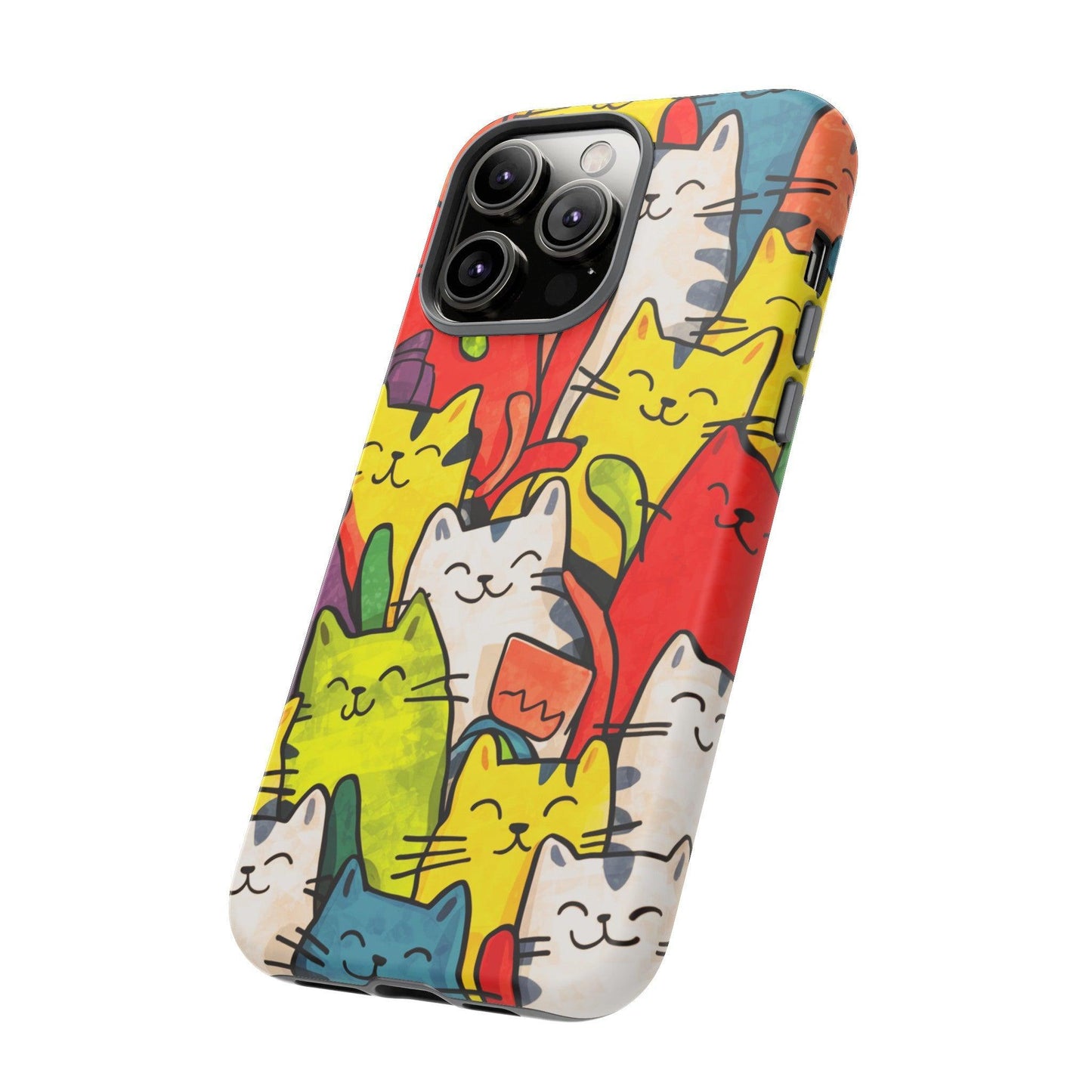 Cat Lovers Collection Tough Cellphone Case - Cosmic Creations by Karen