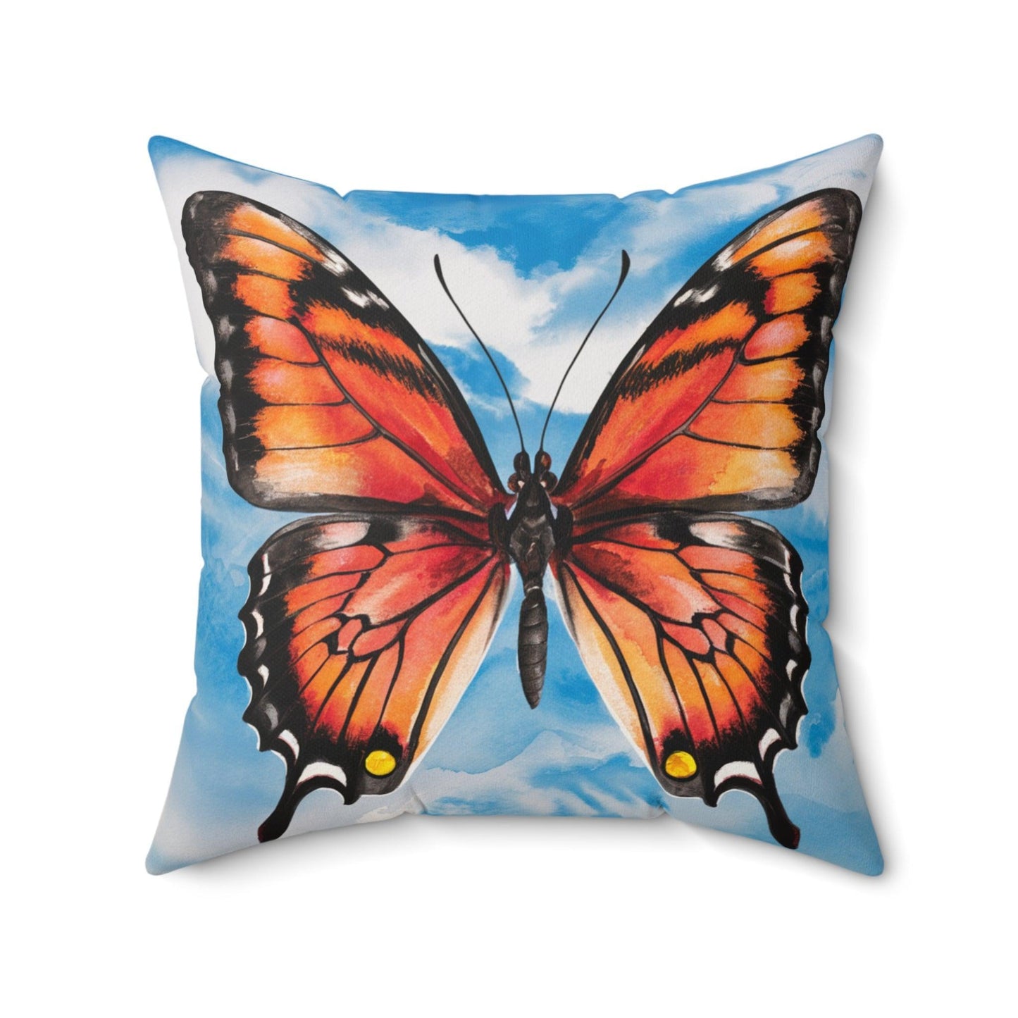 Monarch Butterfly Majestic Pillow - Cosmic Creations by Karen