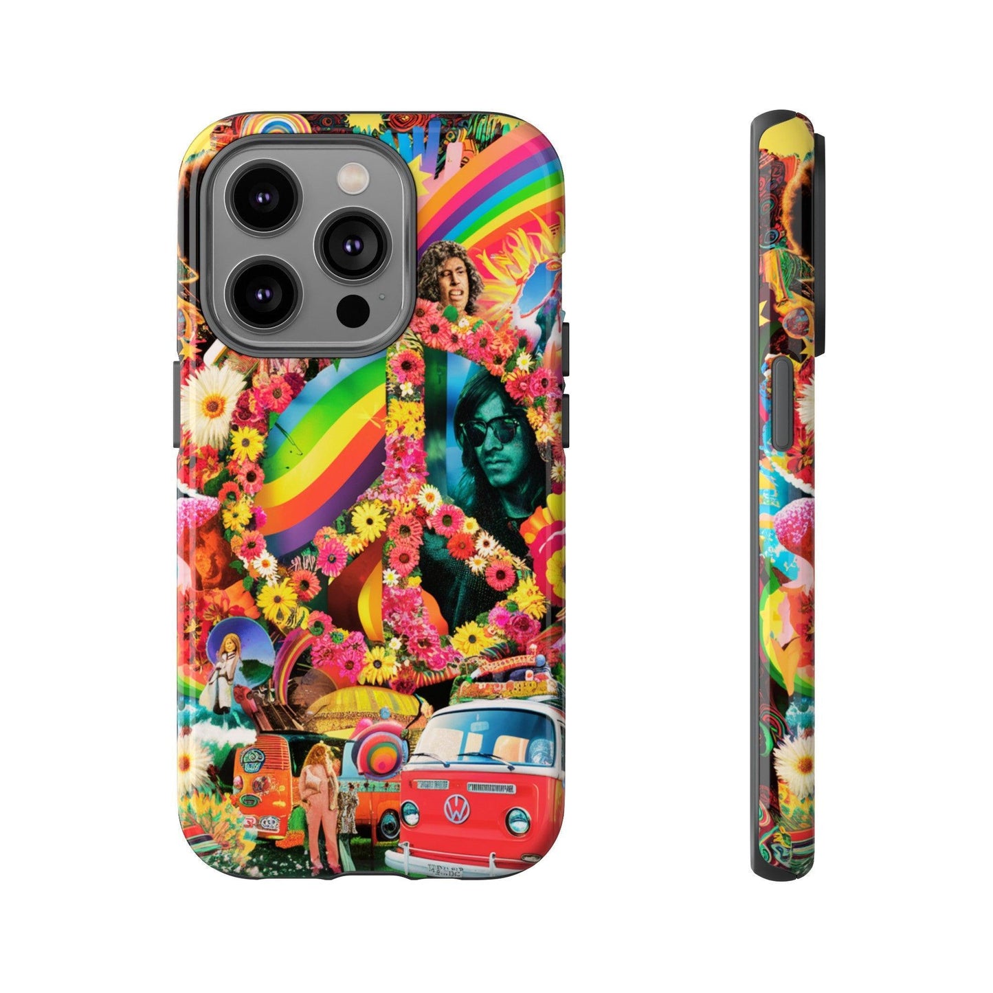 Tough Phone Case :" Eclectic Elegance Phone Case Collection" ( Hippie Style patterns)