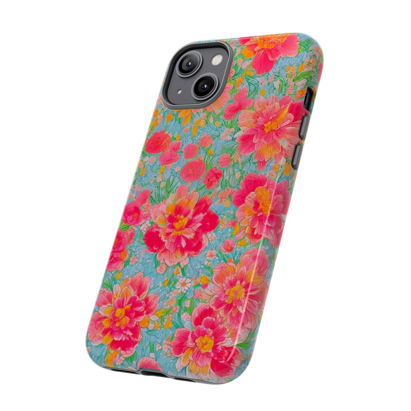 Tough Cellphone Case :" Eclectic Elegance Phone Case Collection" ( Floral patterns)