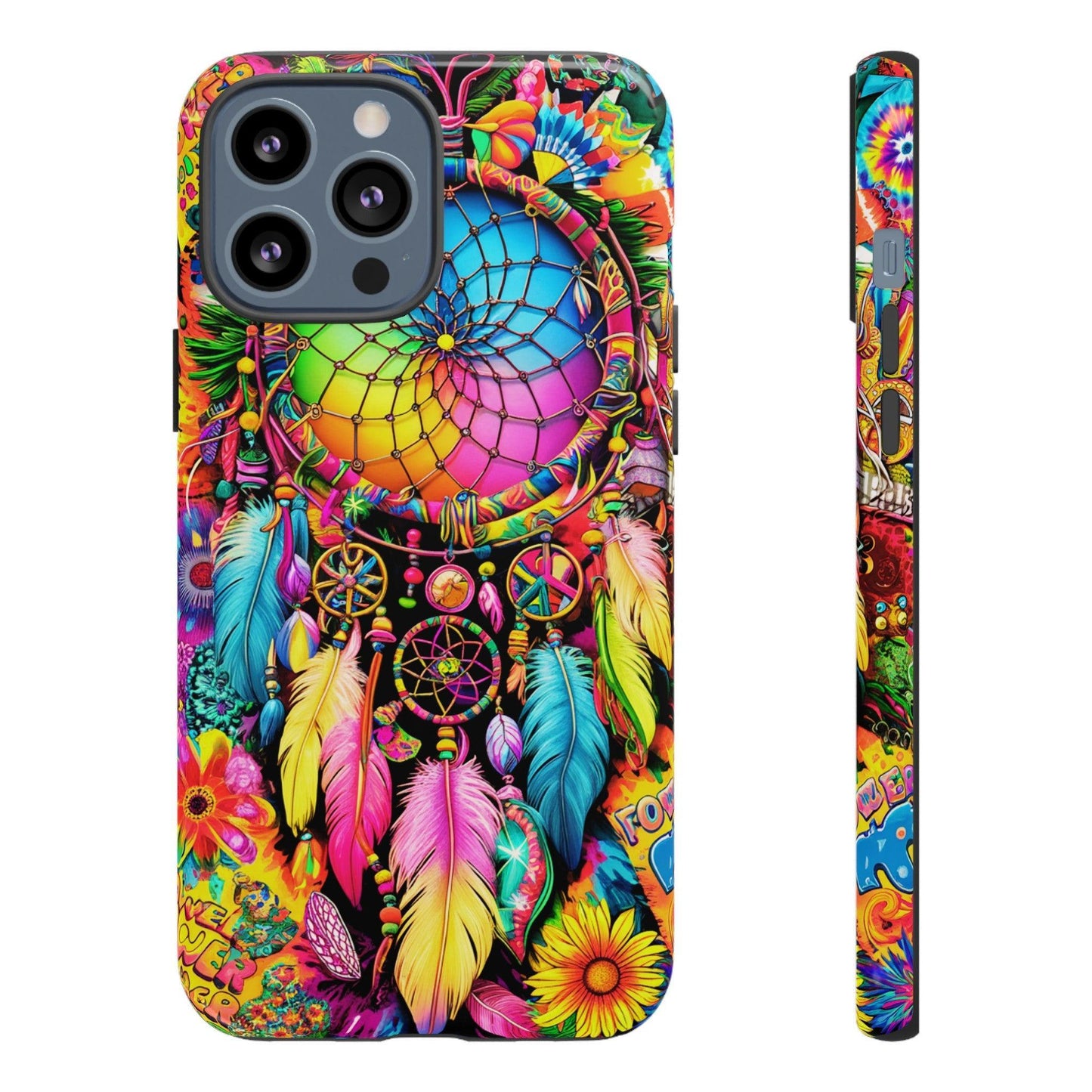 Tough Phone Case :" Eclectic Elegance Phone Case Collection" ( Hippie Style patterns)