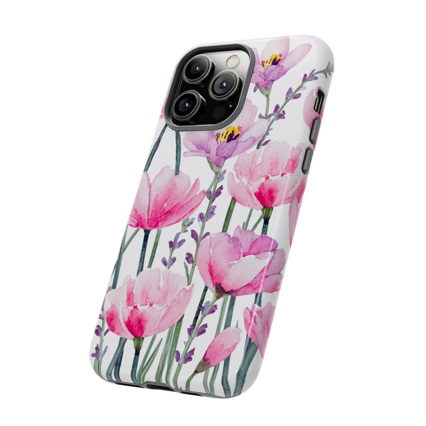 Tough Cellphone Case :" Eclectic Elegance Phone Case Collection" ( Floral patterns)