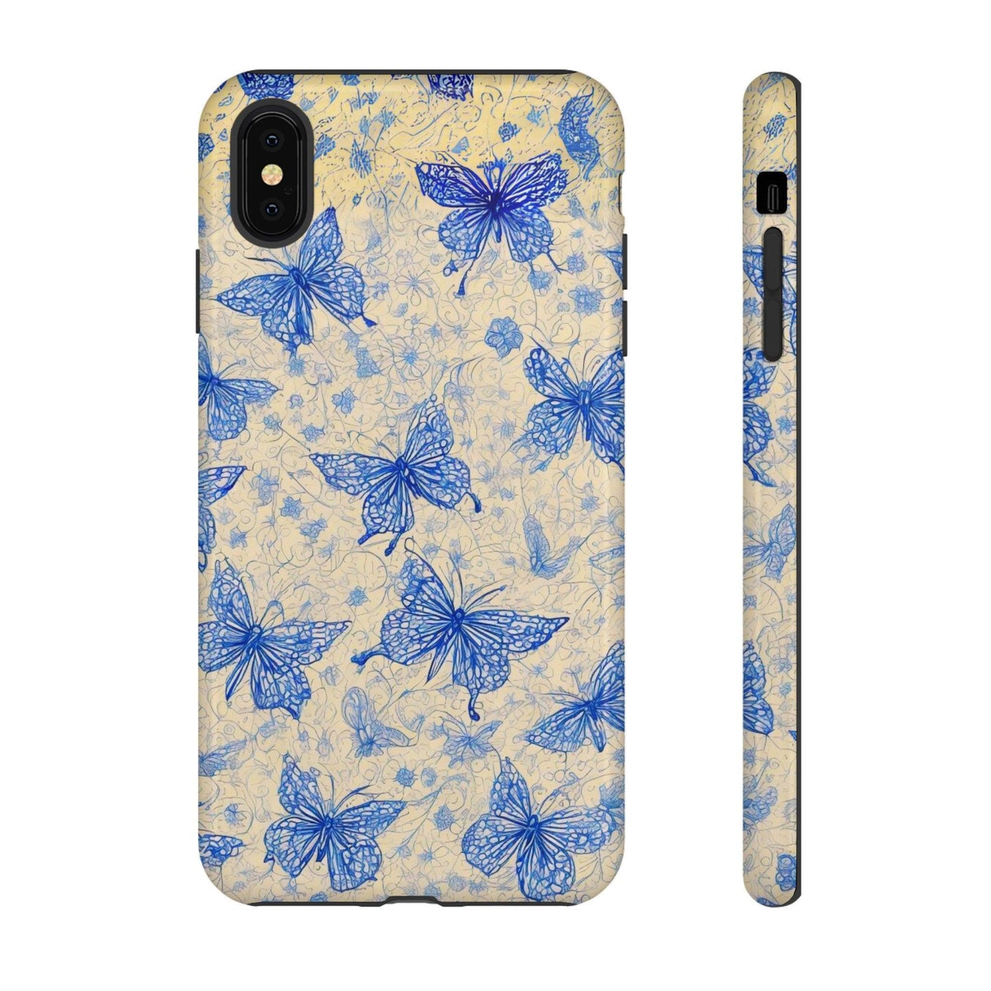 Tough Cellphone Case :" Eclectic Elegance Phone Case Collection" ( Butterflies patterns)