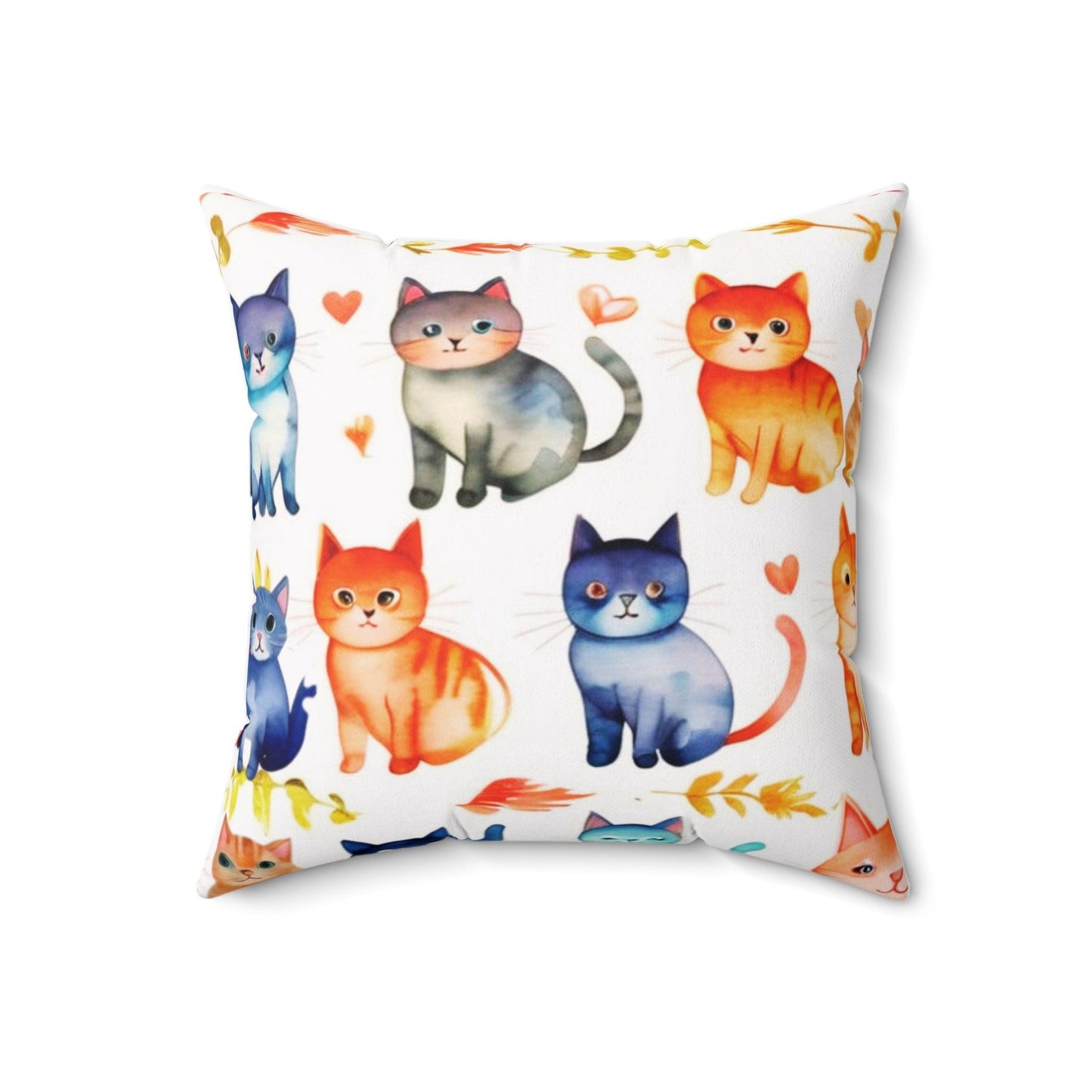 Square Pillow : “Cat Lovers Collection” - Cosmic Creations by Karen