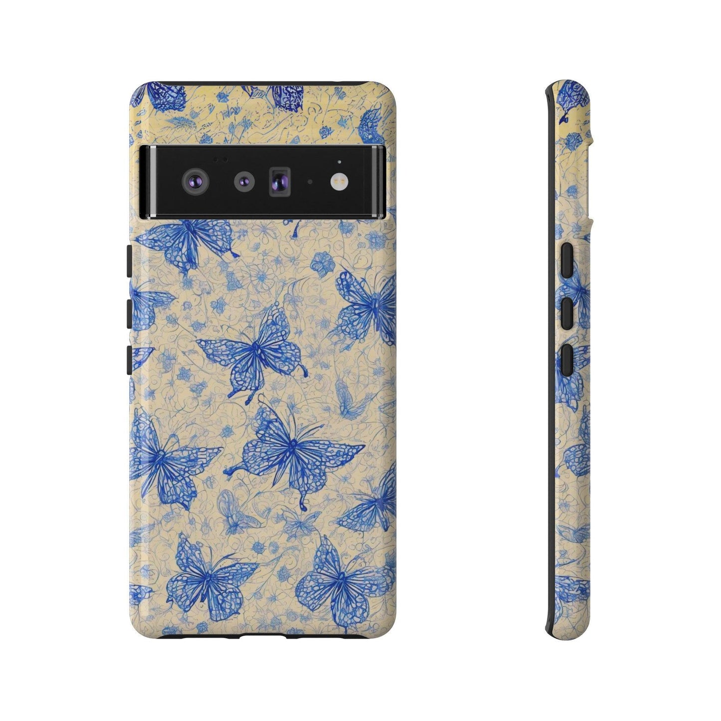 Tough Cellphone Case :" Eclectic Elegance Phone Case Collection" ( Butterflies patterns)