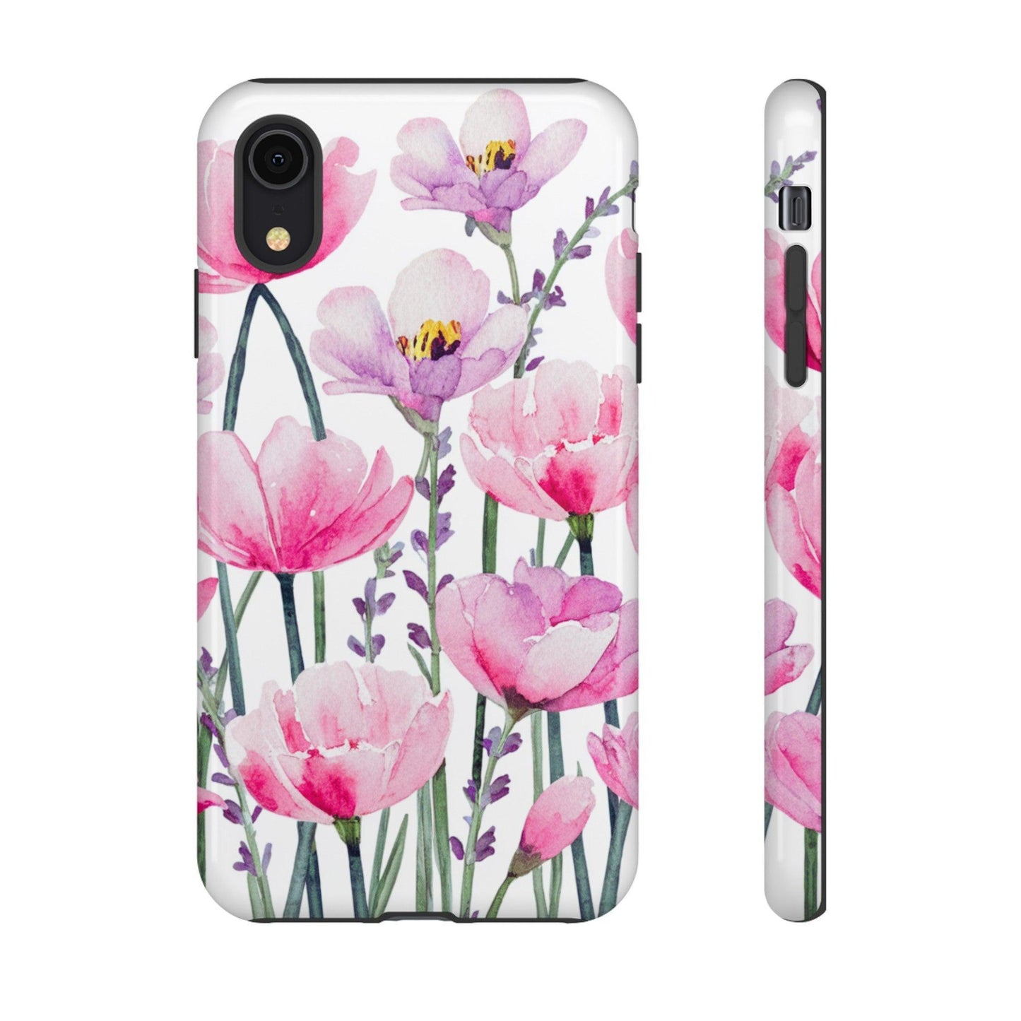 Tough Cellphone Case :" Eclectic Elegance Phone Case Collection" ( Floral patterns)