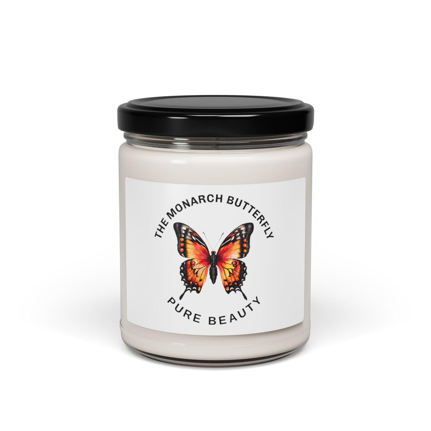 Monarch Butterfly Serenity Candle (Scented Soy Candle, 9oz) - Cosmic Creations by Karen