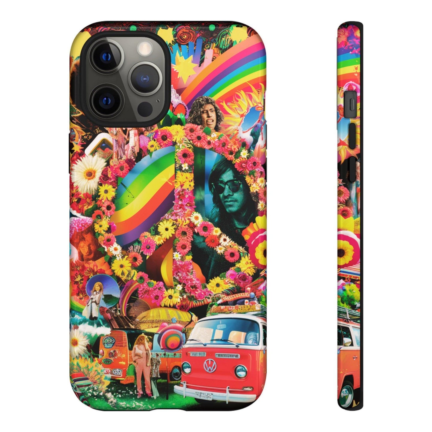 Tough Phone Case :" Eclectic Elegance Phone Case Collection" ( Hippie Style patterns)