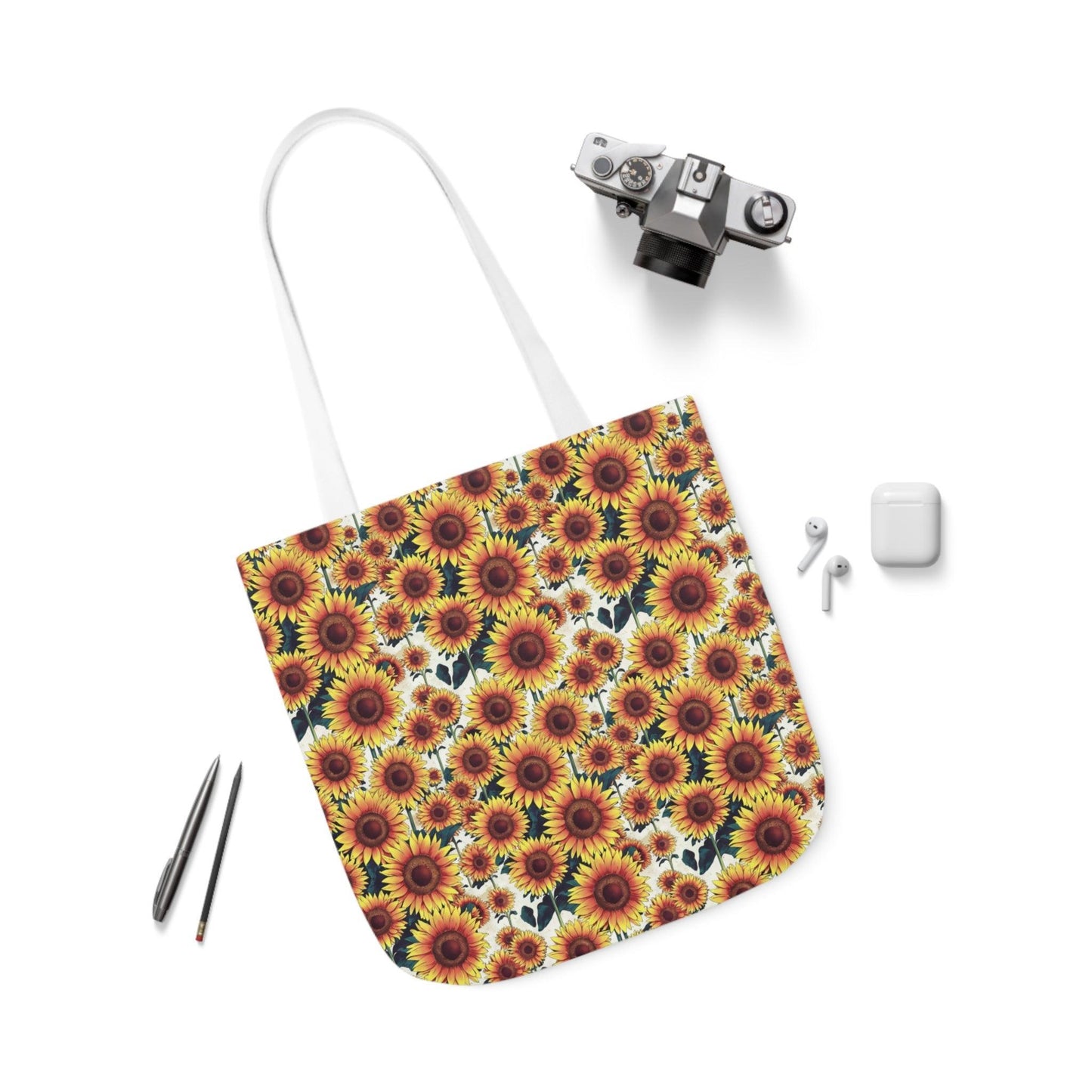 Sunflower Canvas Tote Bag